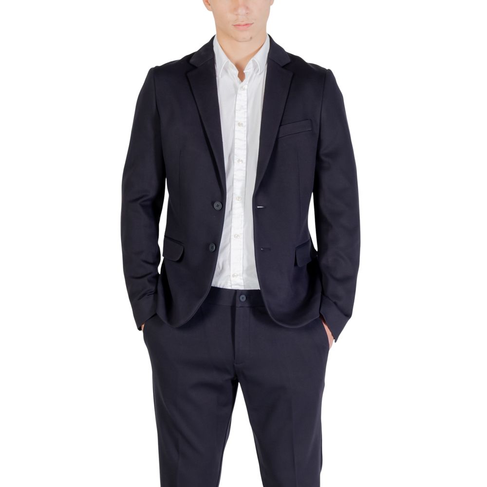 Antony Morato blauwe viscose blazer