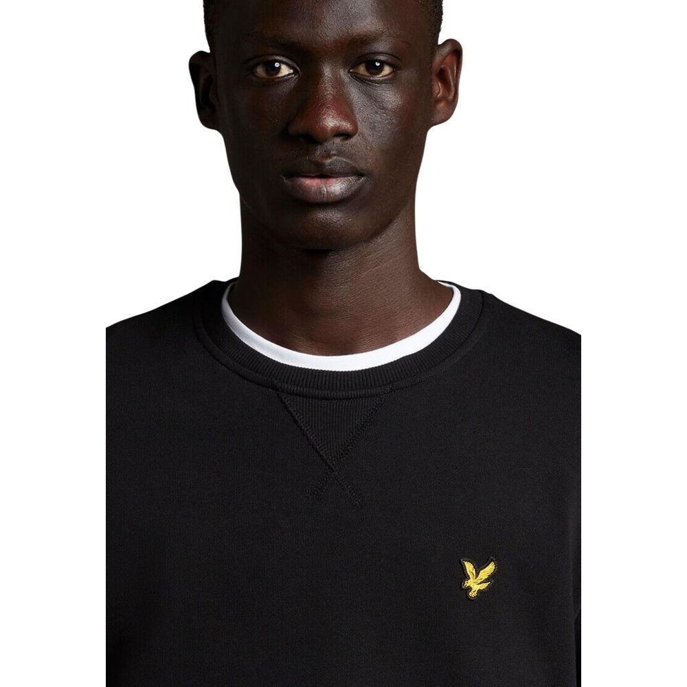 Lyle & Scott Schwarzes Baumwoll-Sweatshirt