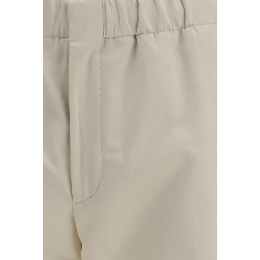 Pantaloni Casual in Cotone Beige Lardini