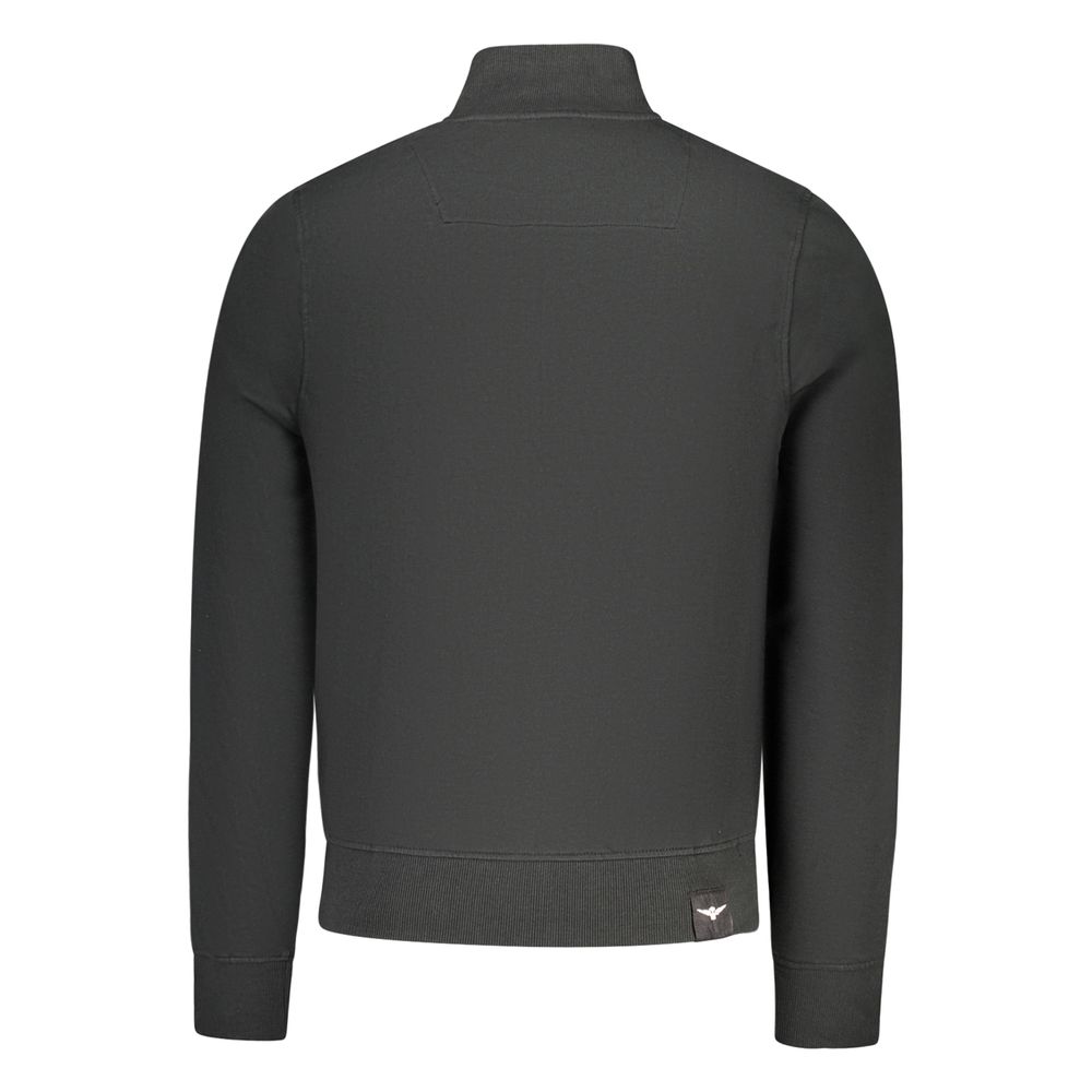 Accademia Militare Black Cotton Men Sweatshirt