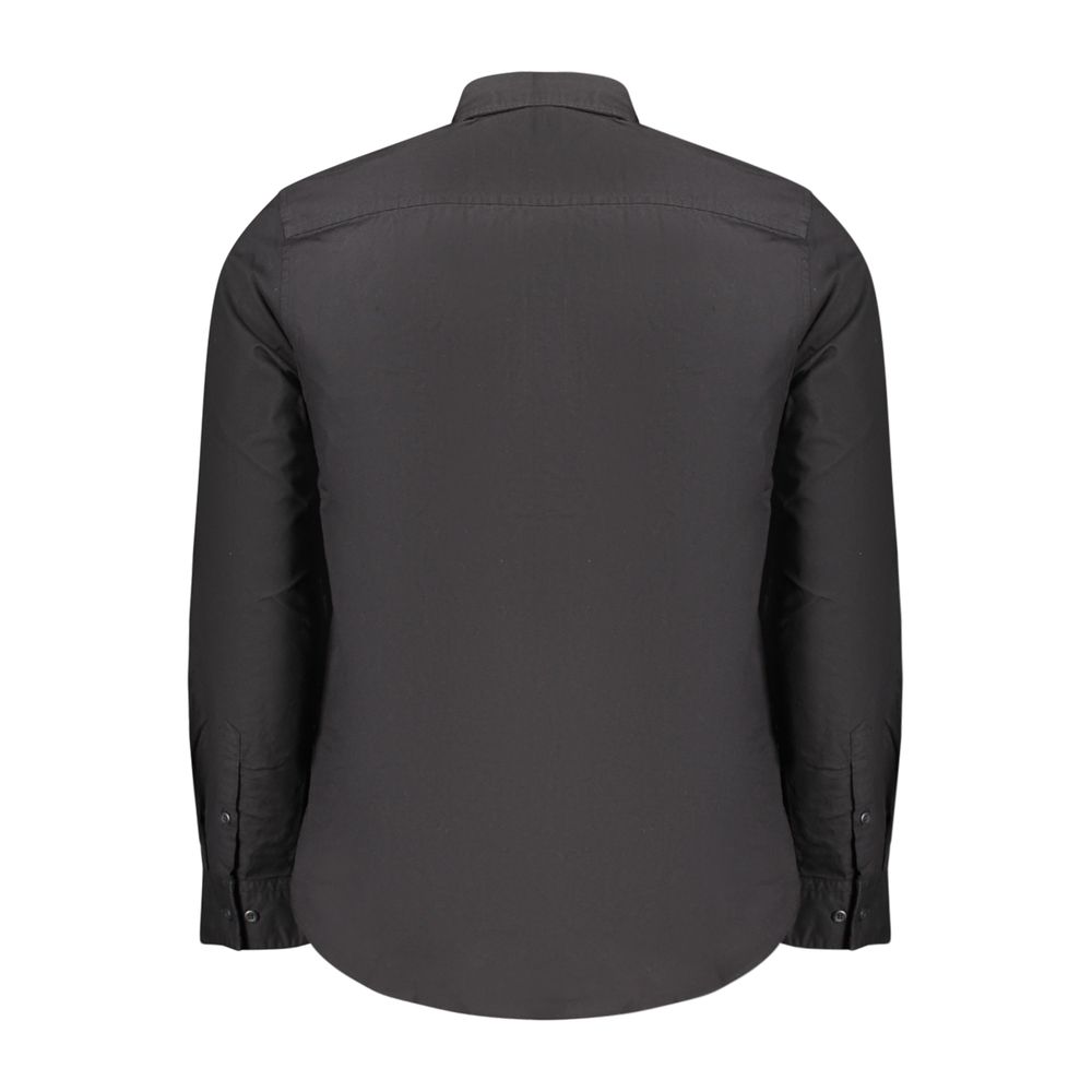 Calvin Klein Schwarzes Herrenhemd aus Baumwolle