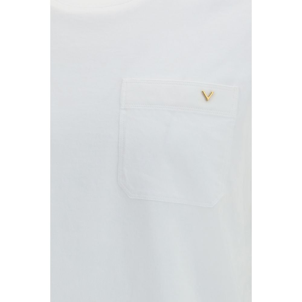 Valentino Garavani T-shirt in Bianco in Cotone
