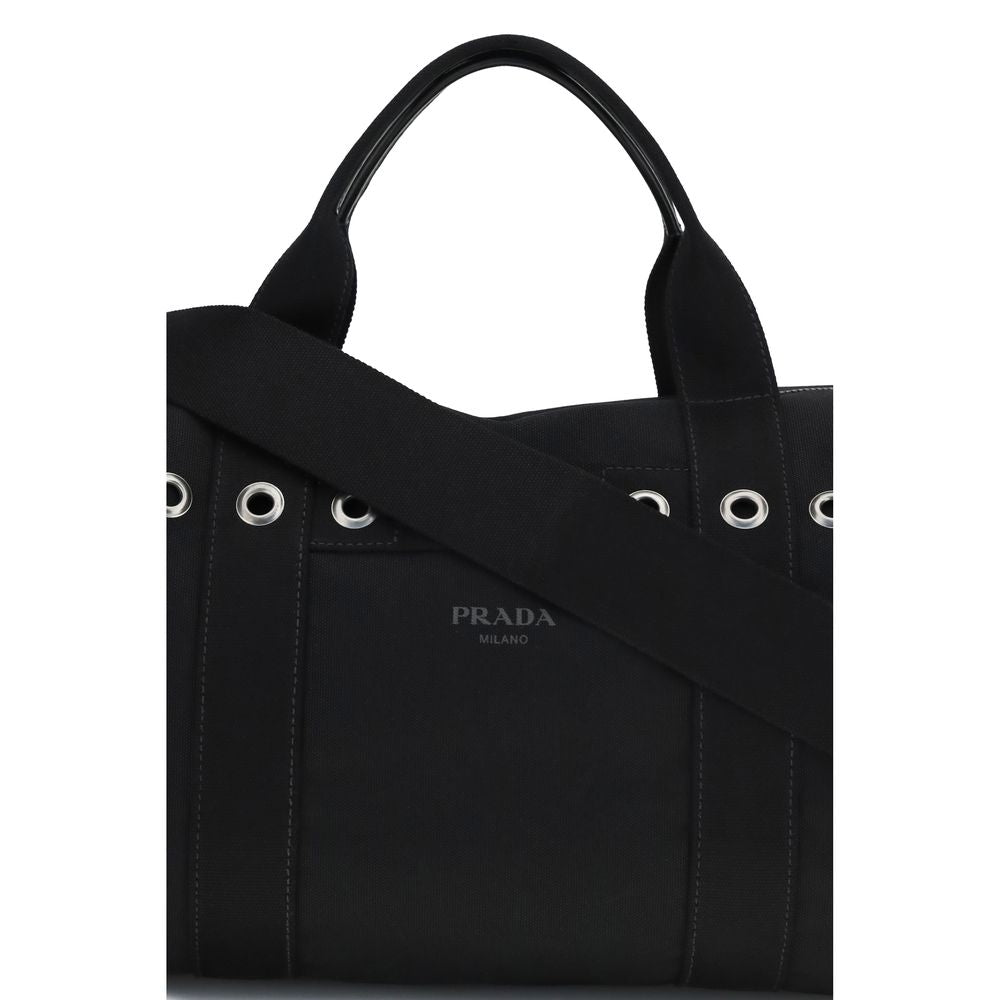 Prada Zwarte Katoenen Bagage en Reisartikelen
