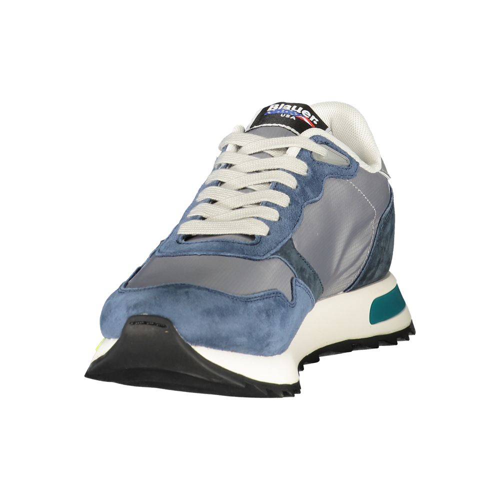 Blauer Blue Polyester Men's Sneaker