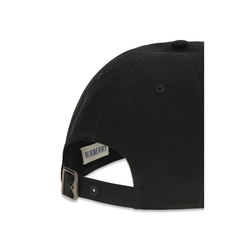 Burberry Schwarze Baumwollmütze (Baseball Cap)