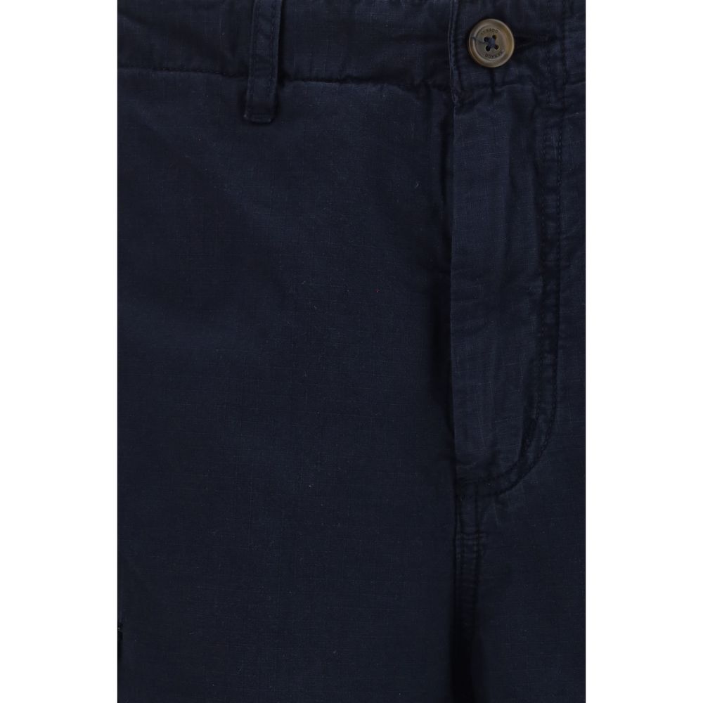 Sebago Blue Cotton Bermuda Shorts