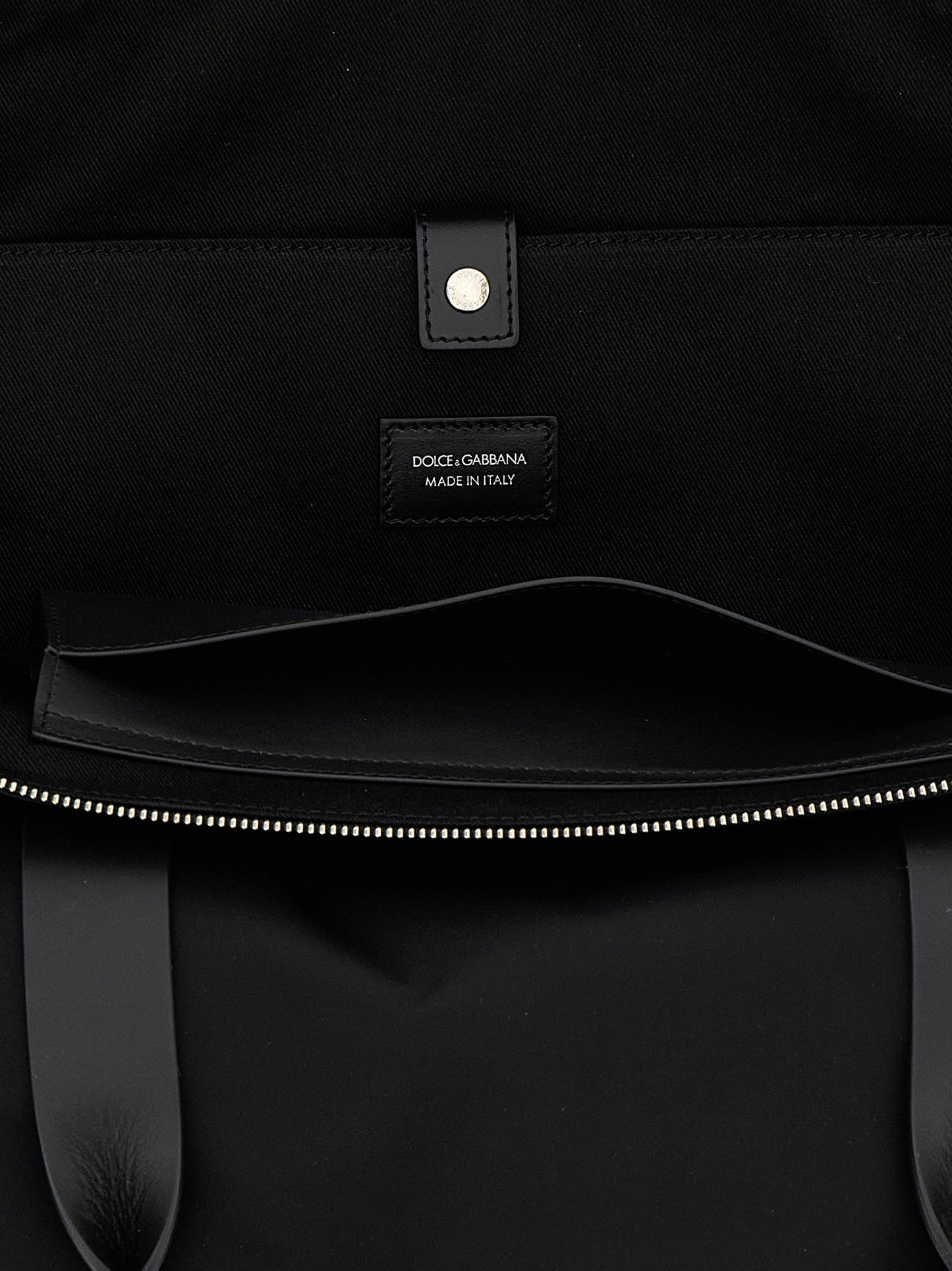 Dolce & Gabbana Black Polyamide Tote Bag