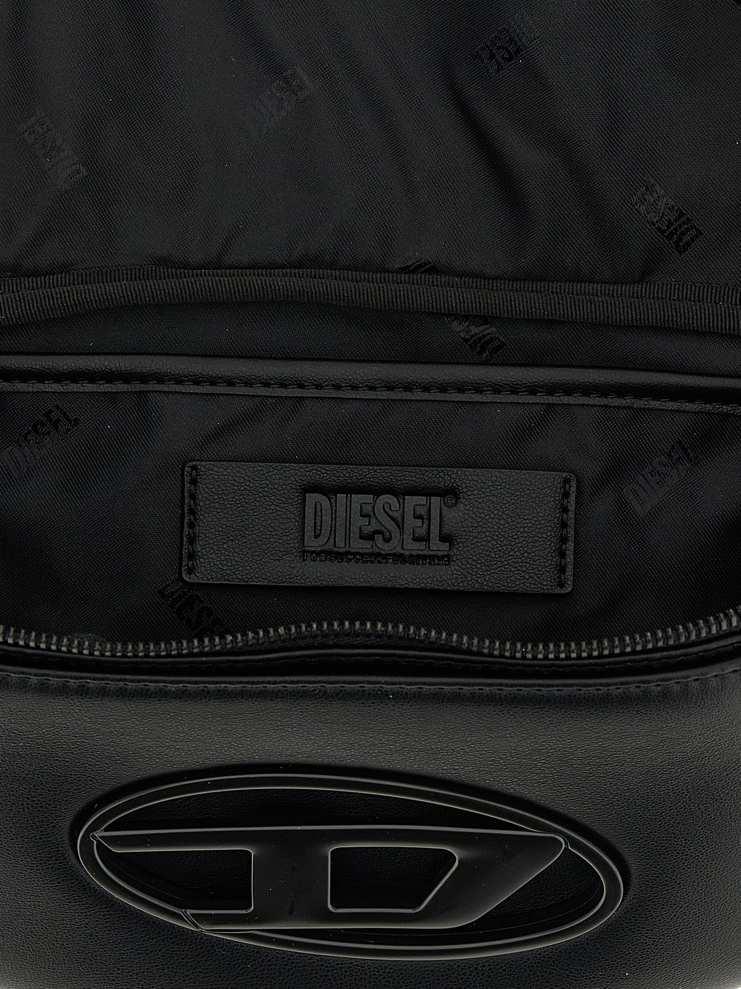 Diesel Black Polyethylene Crossbody Bag