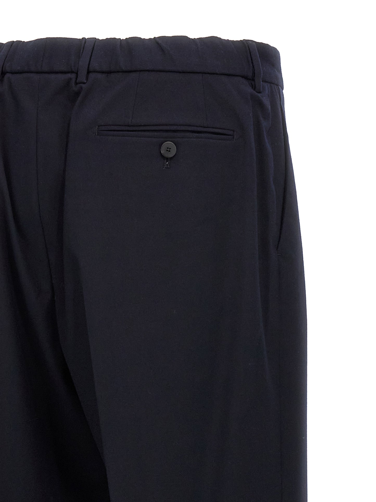 CELLAR DOOR Blue Polyethylene Casual Pants