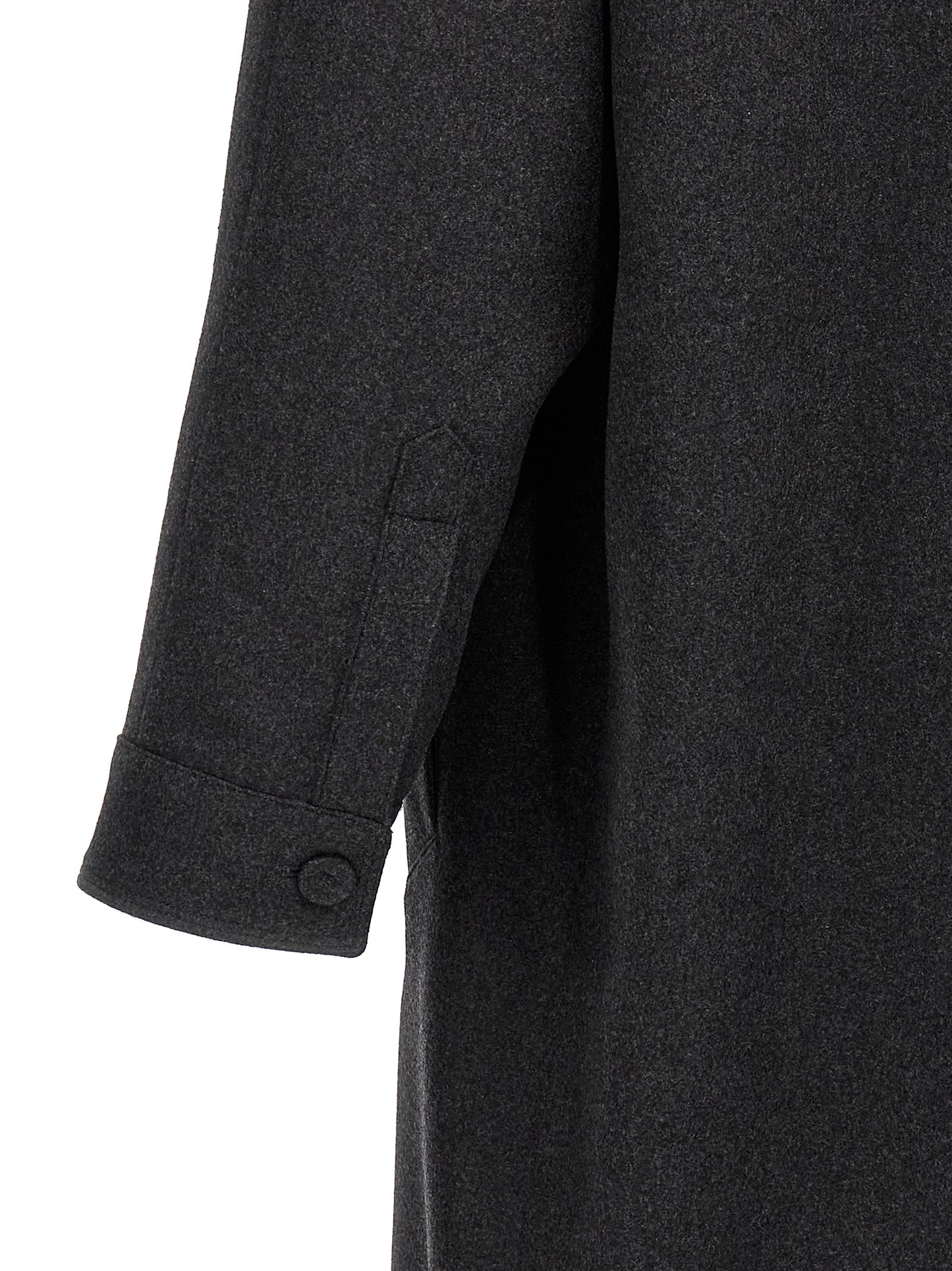 Fendi Gray Cashmere Coat