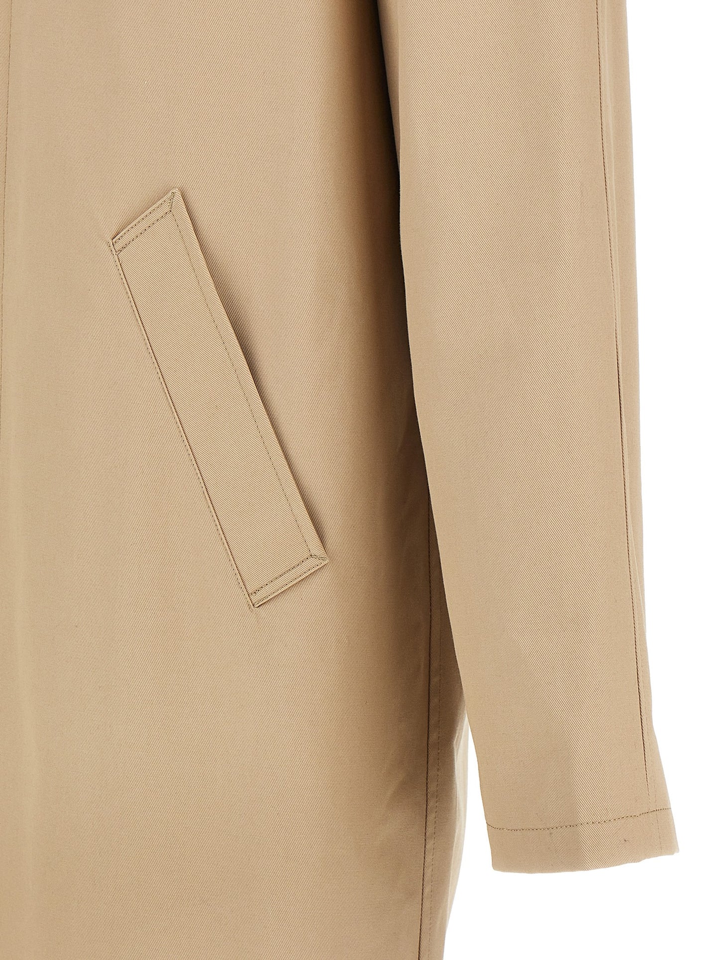 A.P.C. Beige Cotton Coat