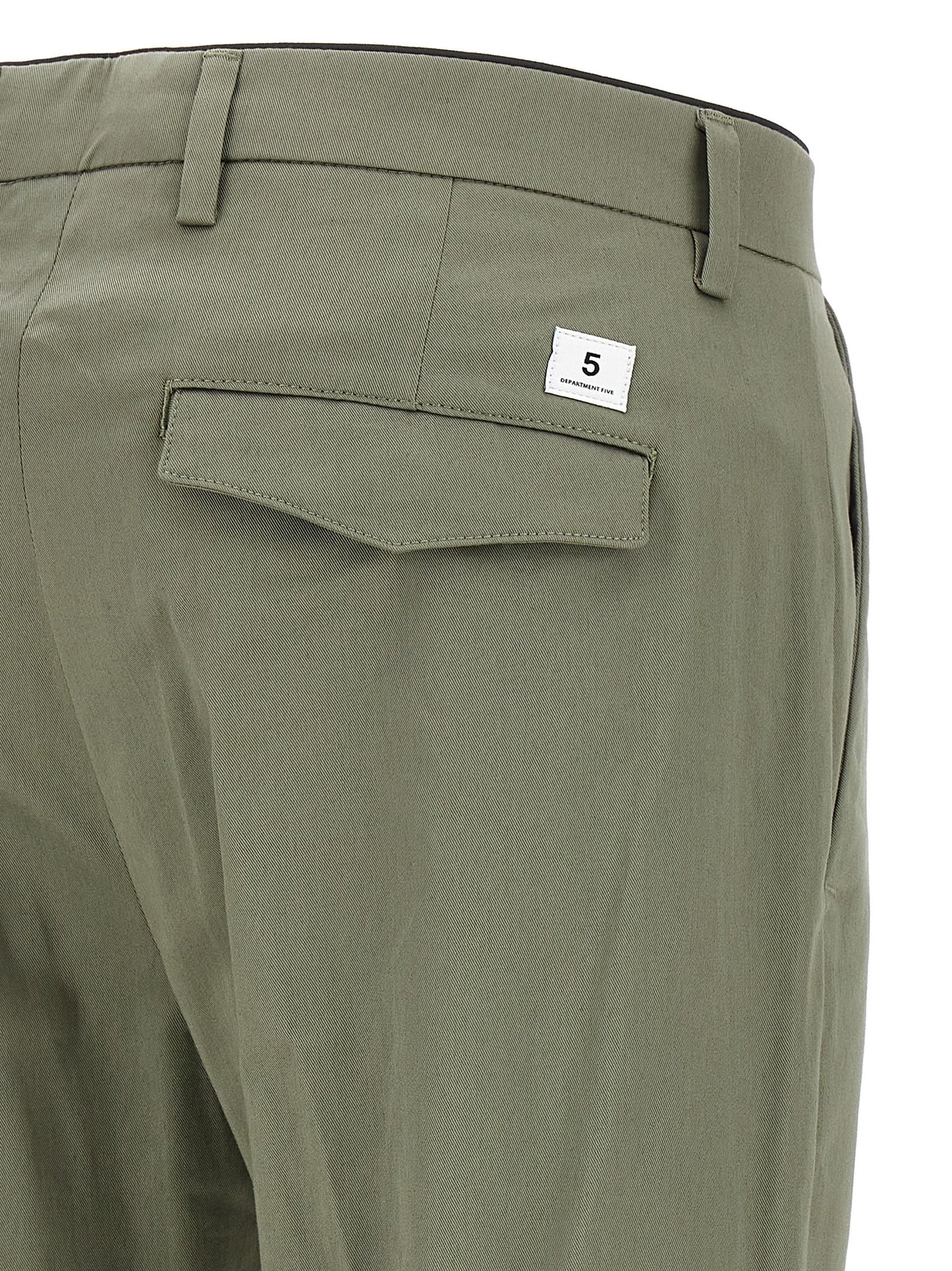 Department 5 Bicolor Cotton Cropped Pants
