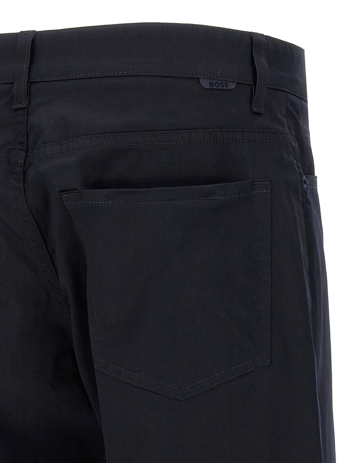 Hugo Boss Blue Cotton Casual Pants