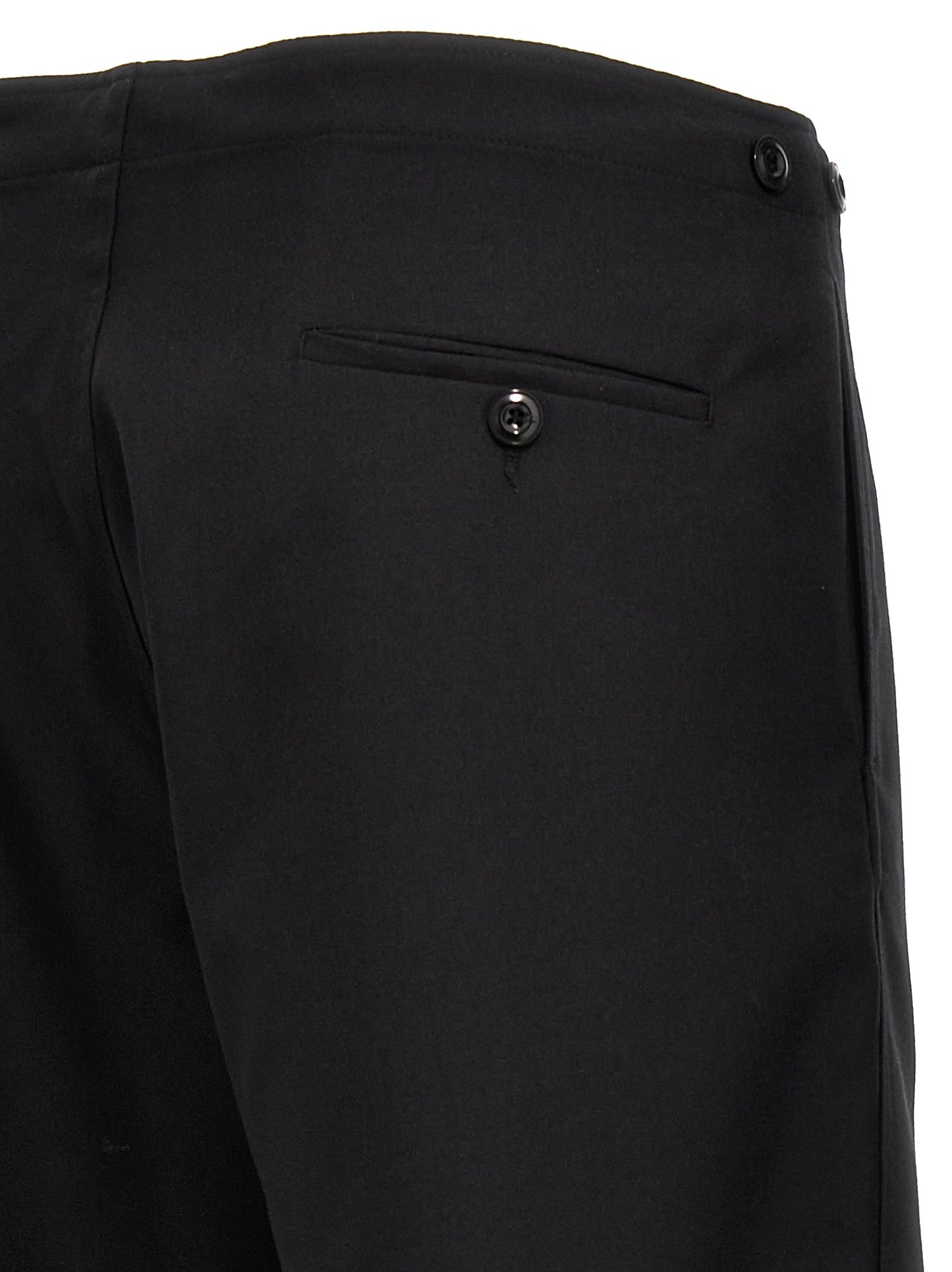 CELLAR DOOR Black Polyester Casual Pants