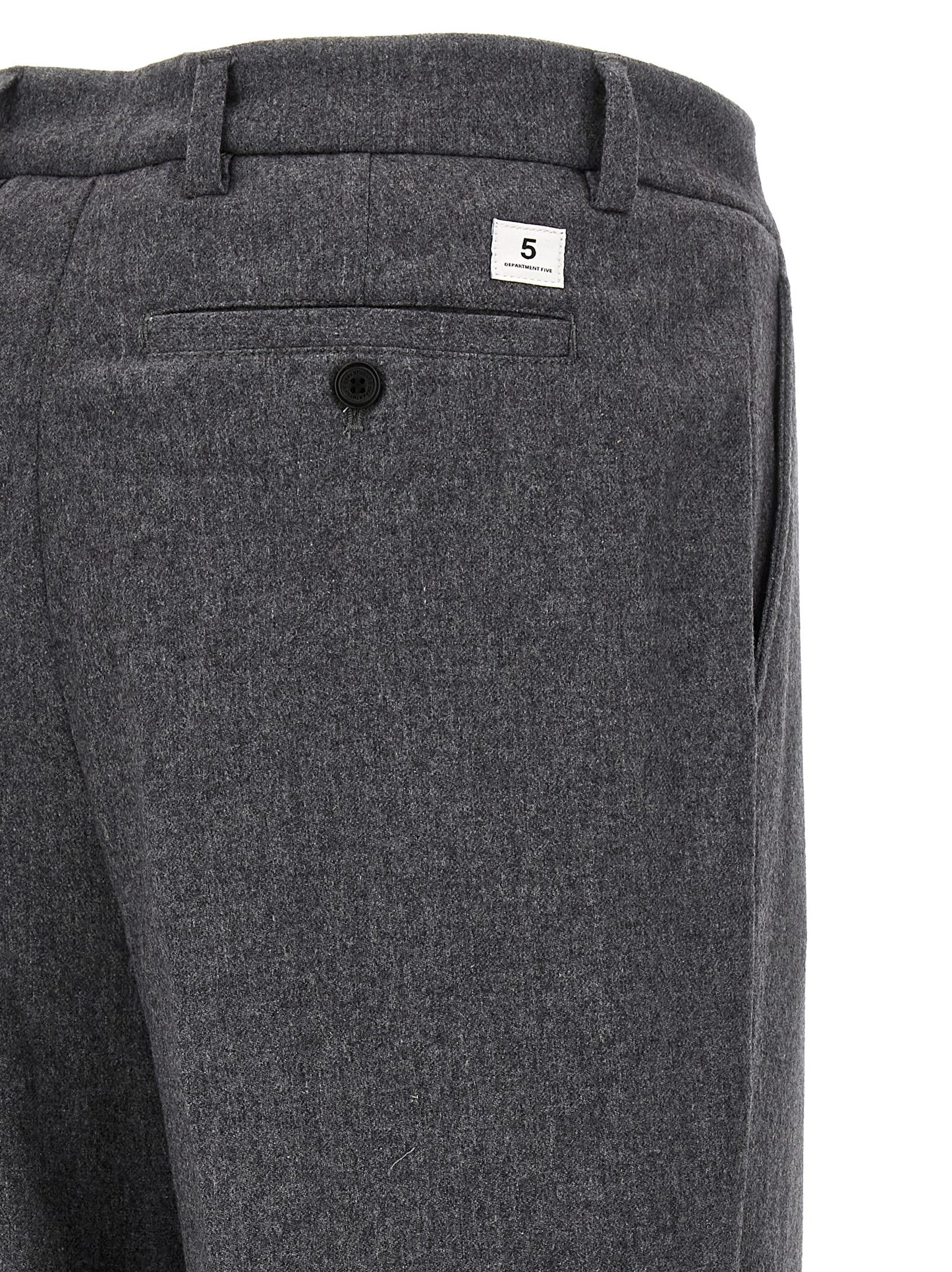 Department 5 Gray Wool Casual Pants