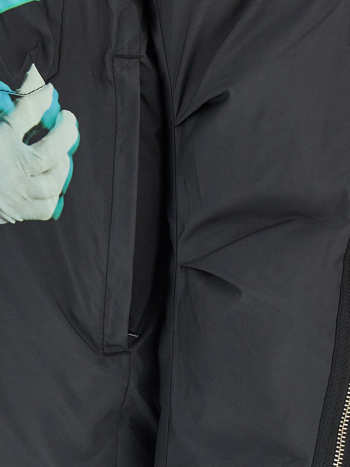 Undercover Black Polyester Shell Jacket