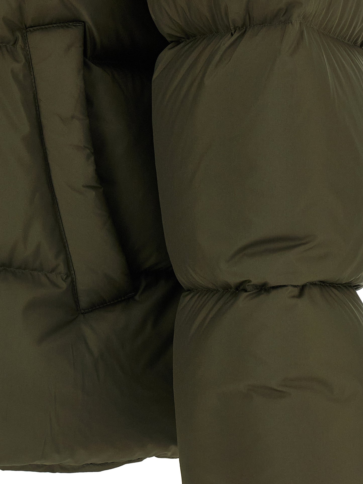 Saint Laurent Bicolor Polyester Full-Length Jacket