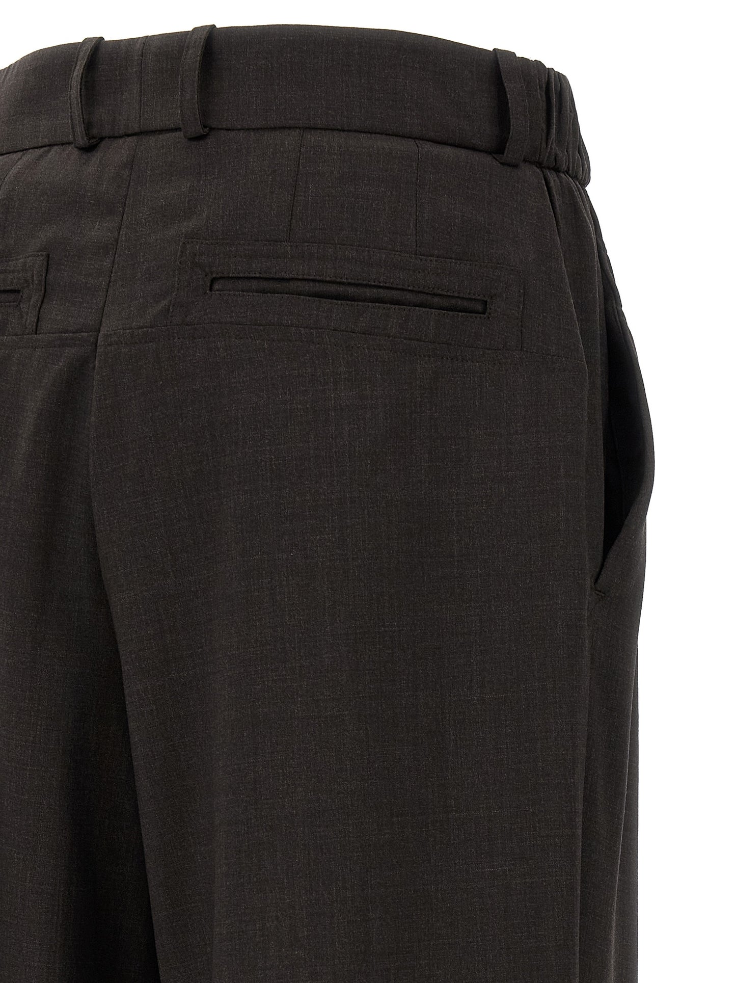 Kiko Kostadinov Brown Virgin Wool Casual Pants
