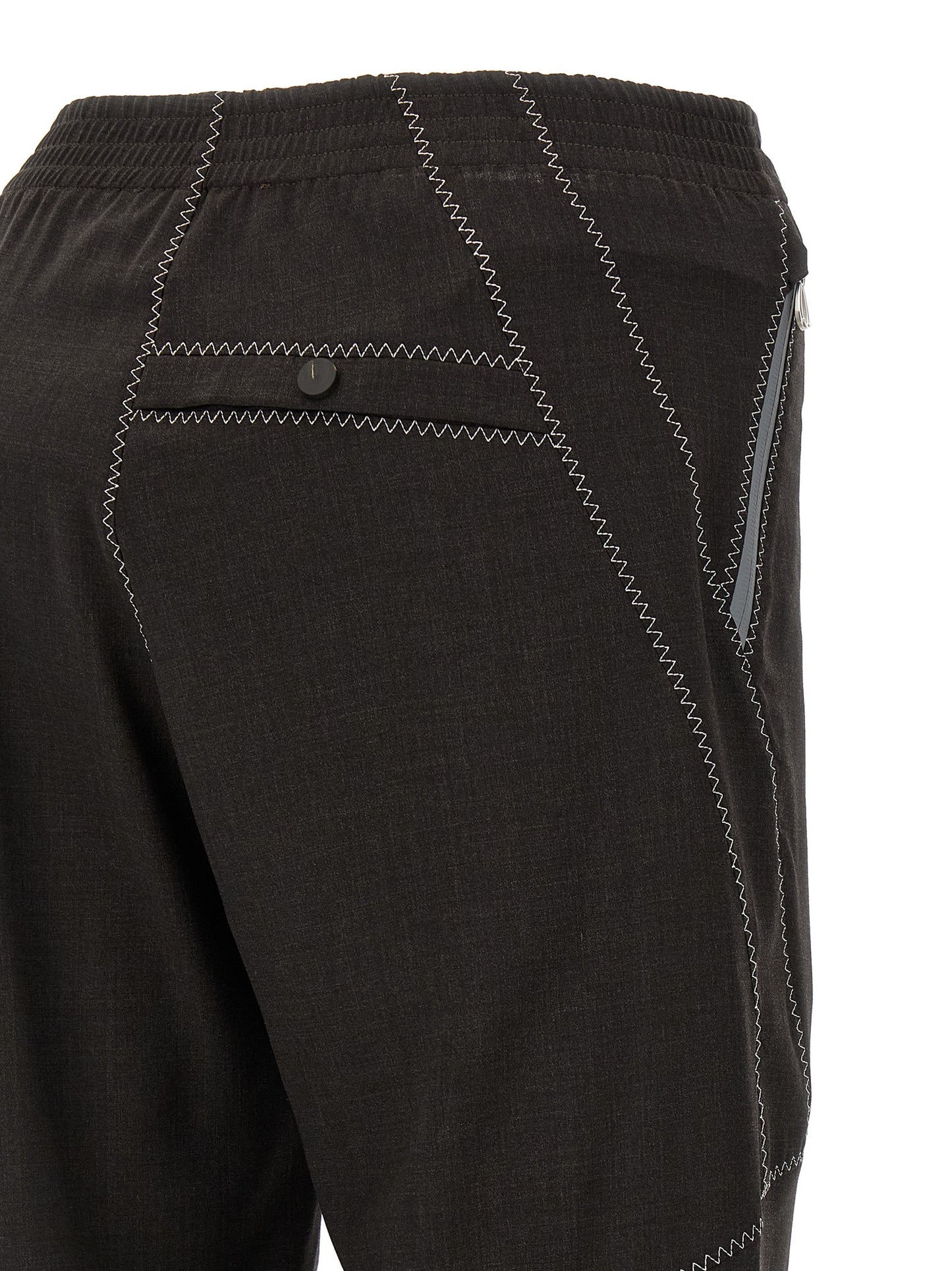 Kiko Kostadinov Brown Virgin Wool Casual Pants