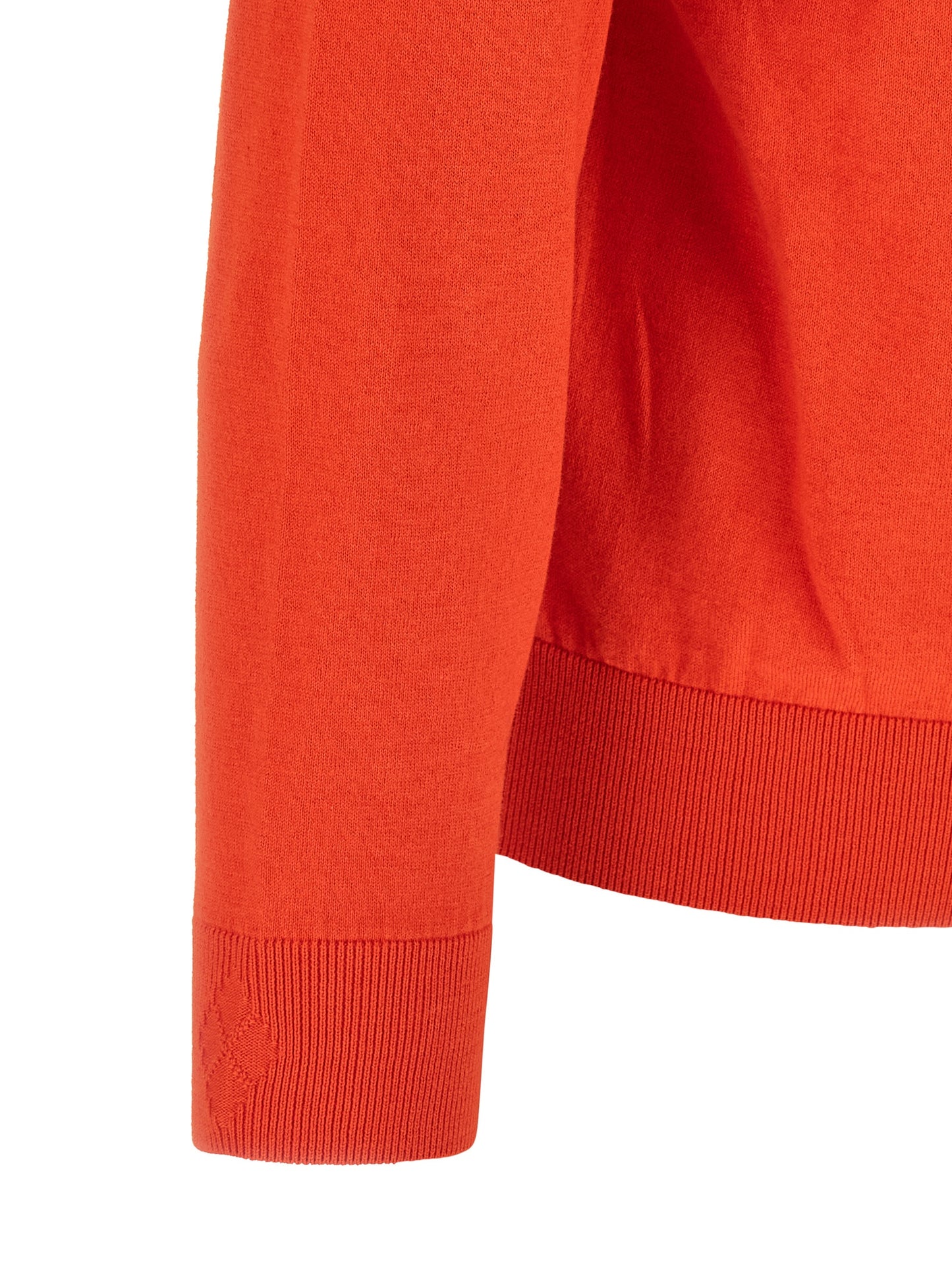 Ballantyne Red Cotton Cardigan