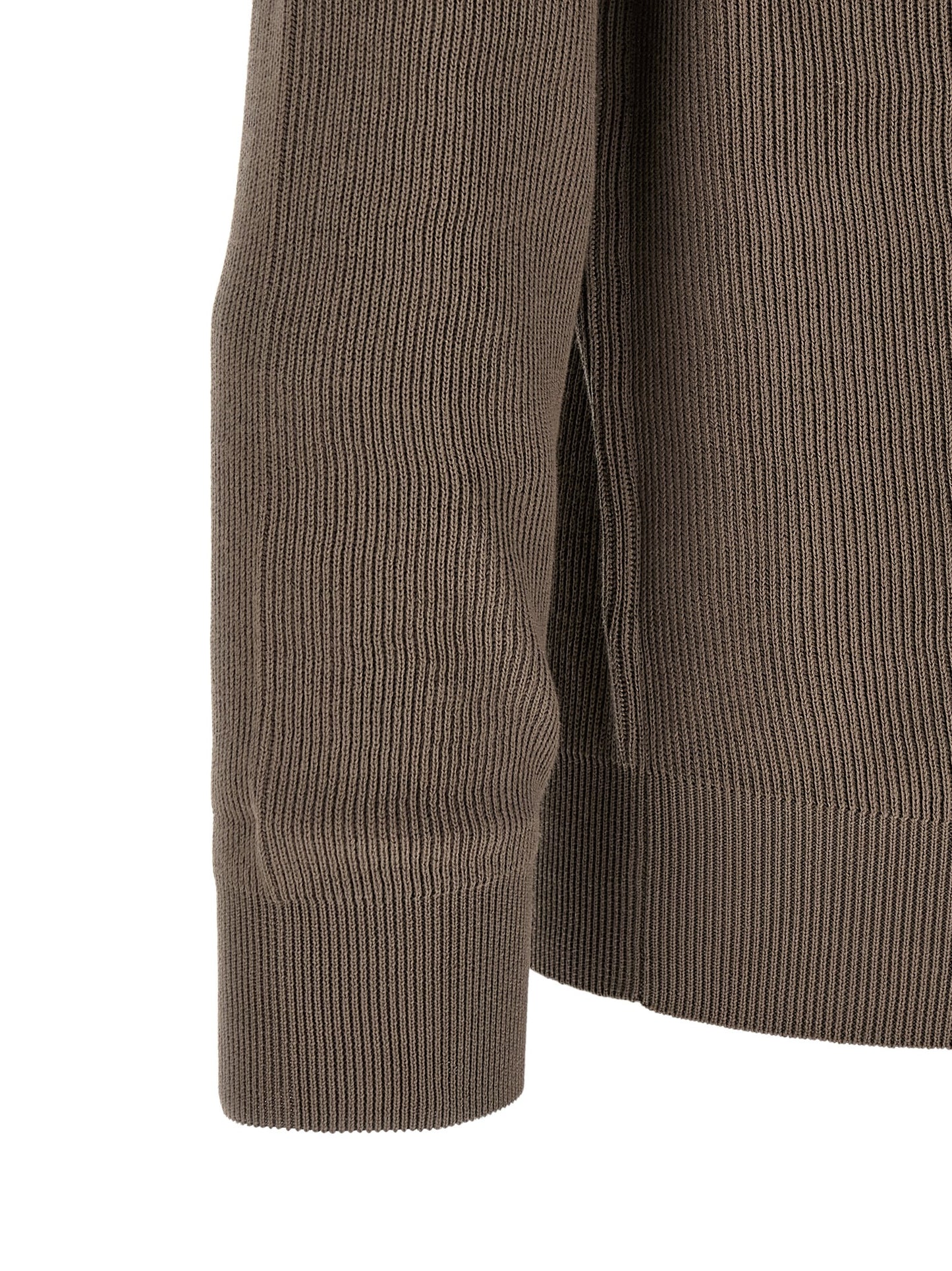 Brunello Cucinelli Polohemd aus brauner Baumwolle