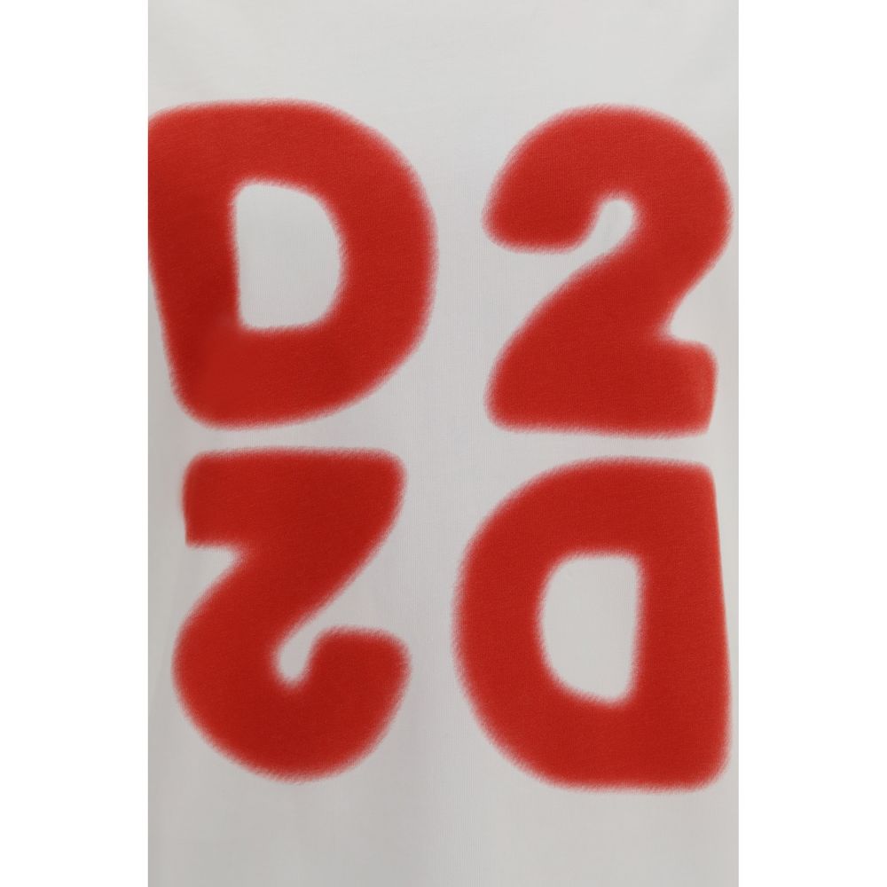 Dsquared² T-Shirt in Cotone Bianco