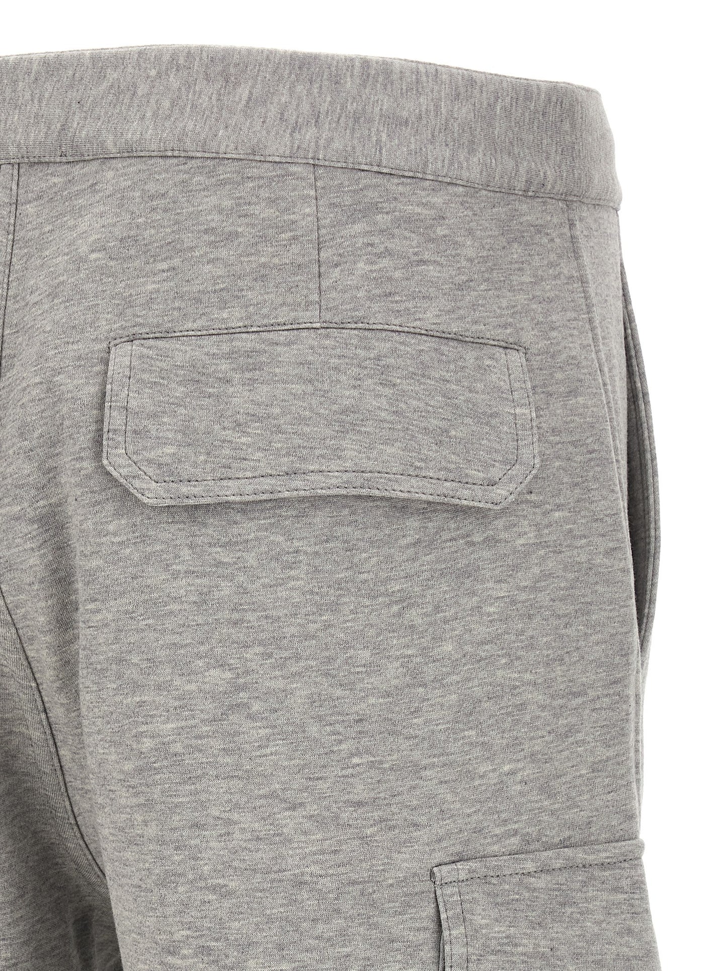 Brunello Cucinelli Bermuda Shorts in Cotone Grigio