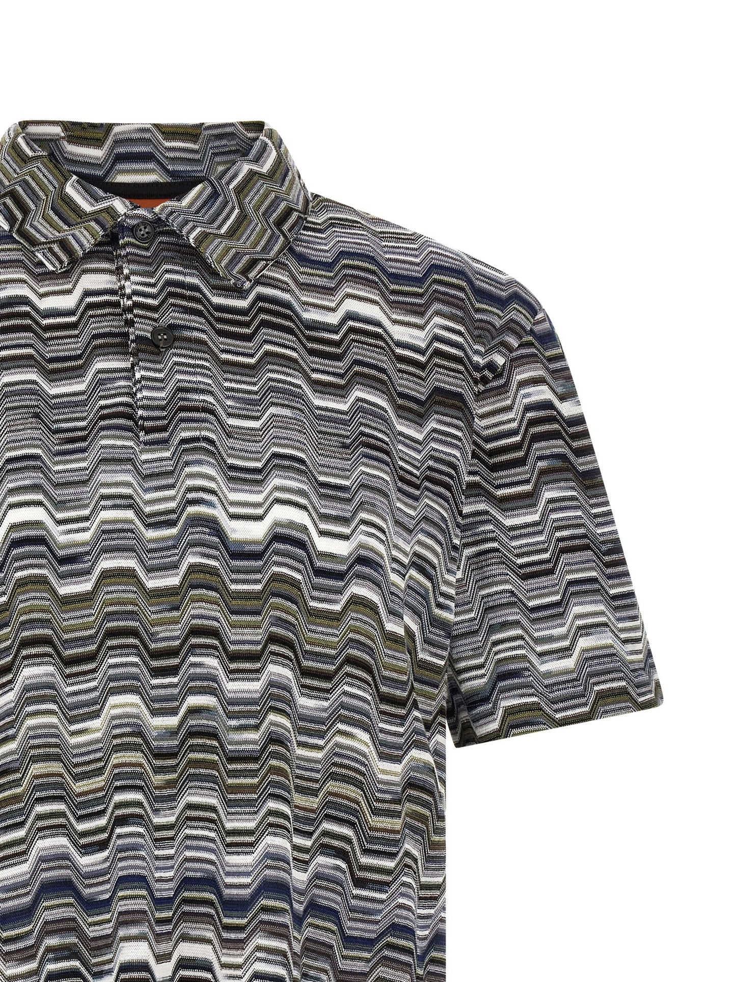 Polo Bicolore in Cotone Missoni