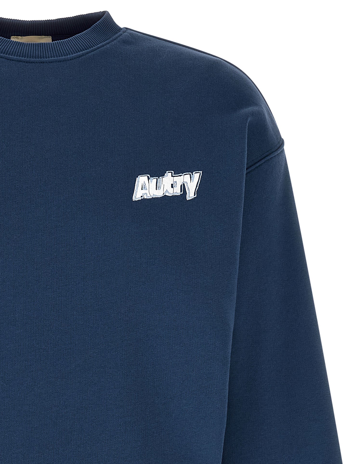 Felpa in cotone blu Autry