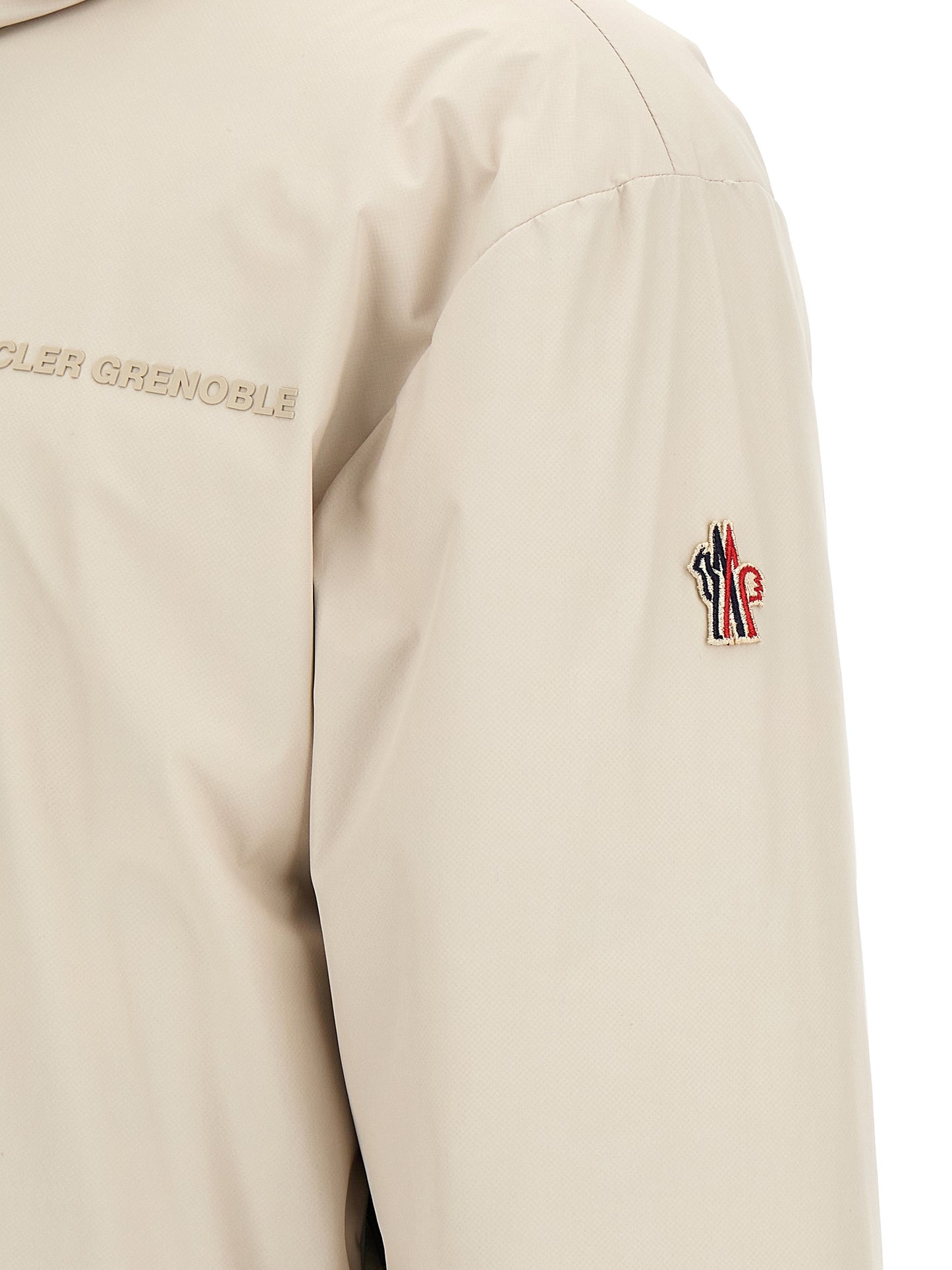 Moncler Grenoble Beige Polyamide Shell Jacket