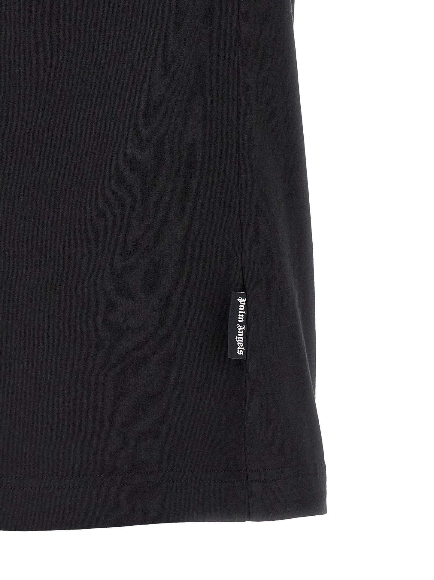 Palm Angels Black Cotton T-Shirt