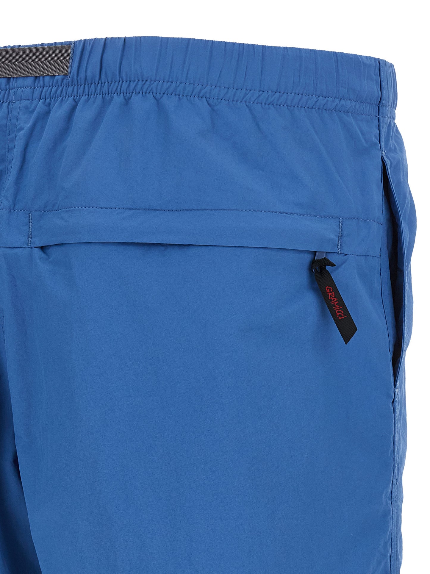 Gramicci Blue Nylon Bermuda Shorts