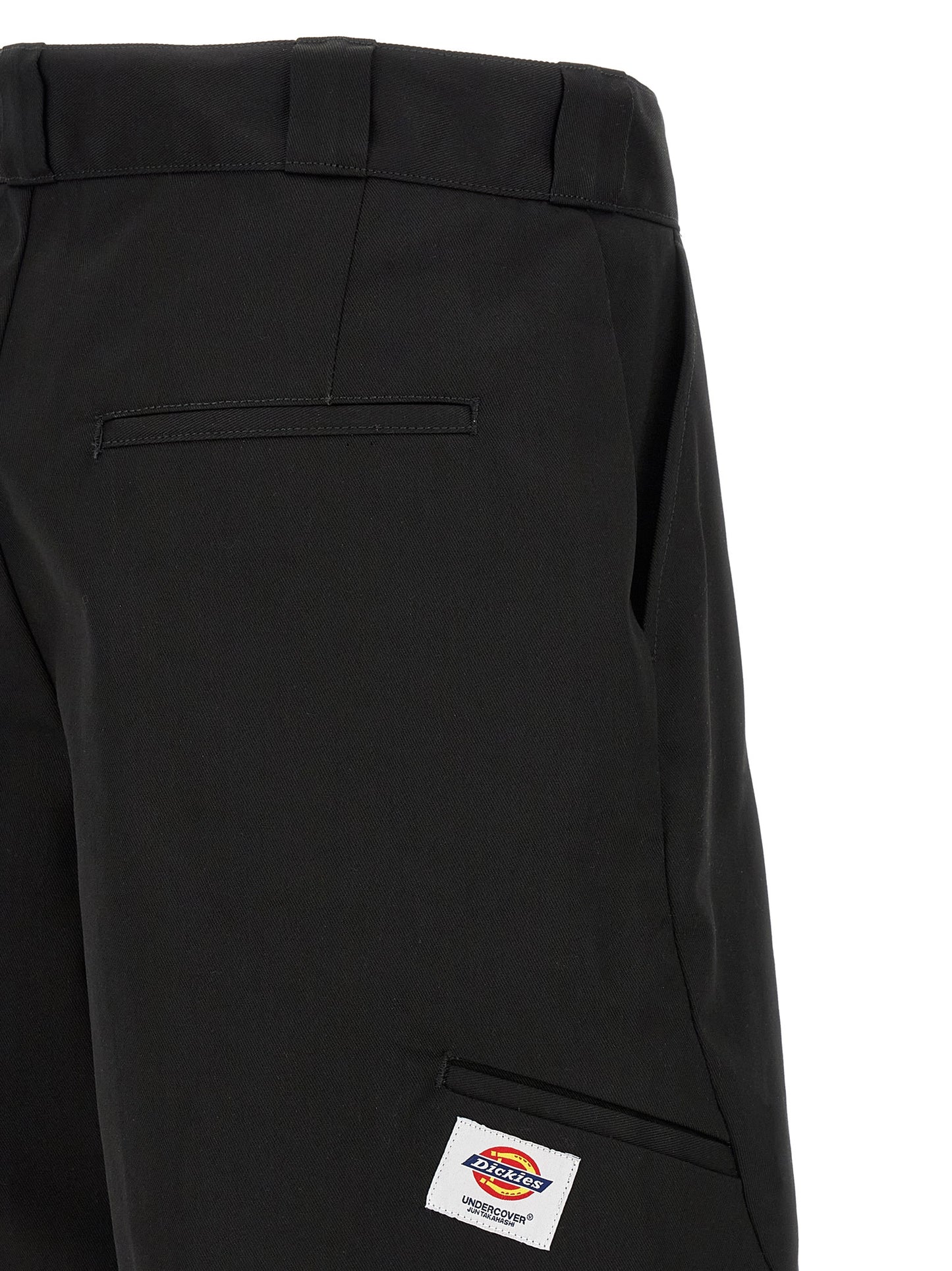 Undercover Black Polyester Bermuda Shorts
