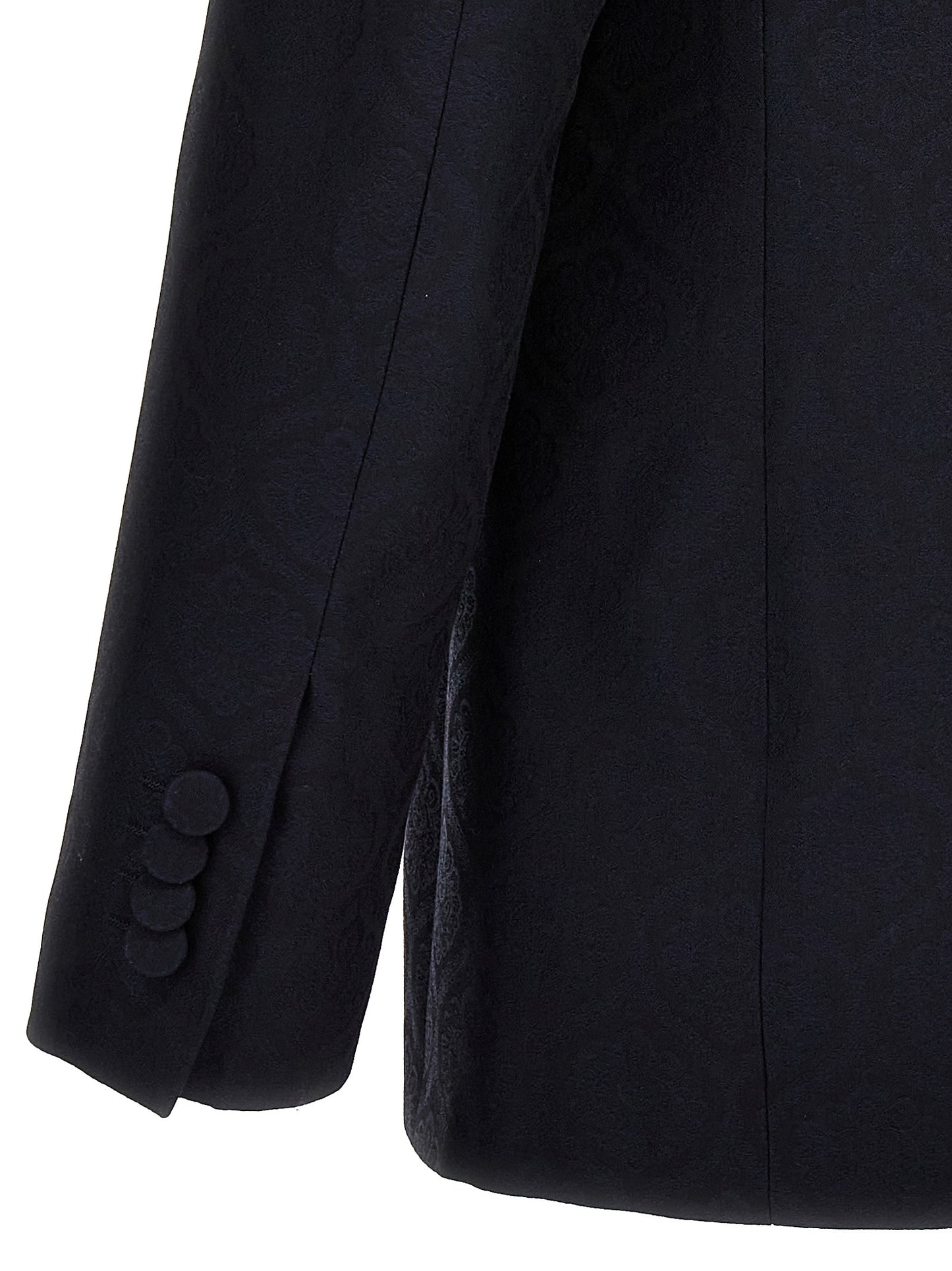 Etro Blue Cotton Blazer