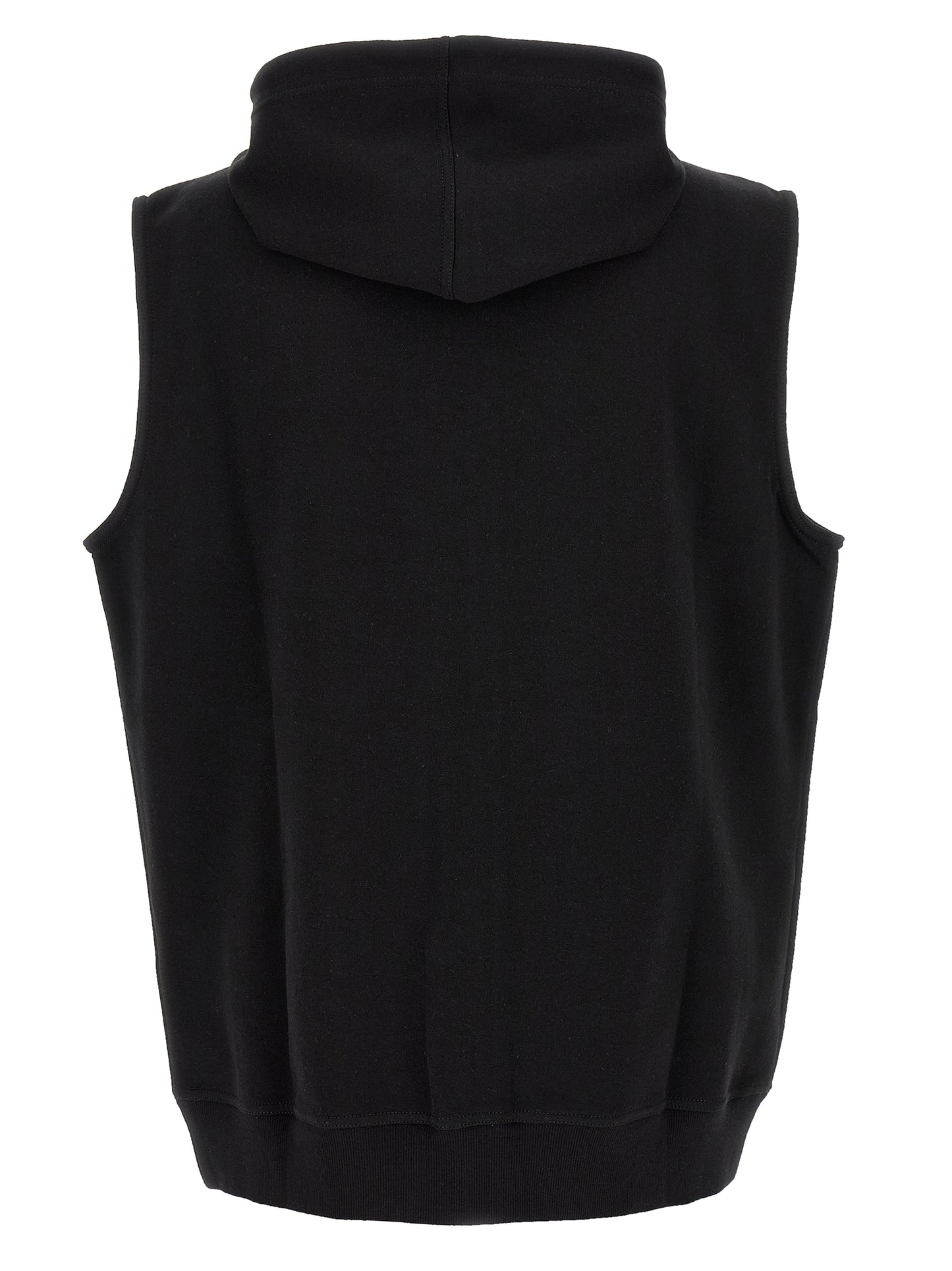 Brunello Cucinelli Black Cotton Sleeveless Jacket