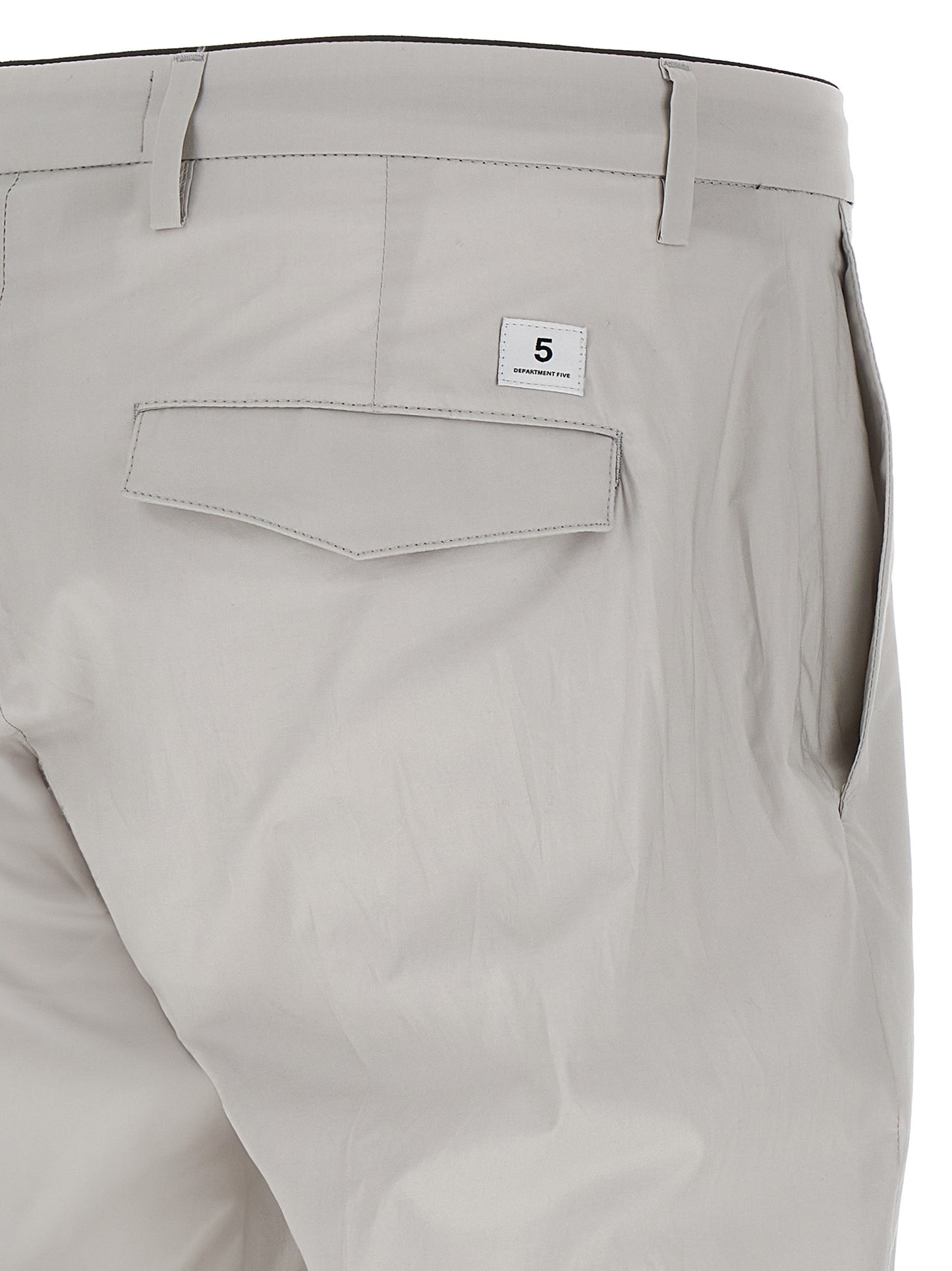 Department 5 Gray Cotton Cropped Pants