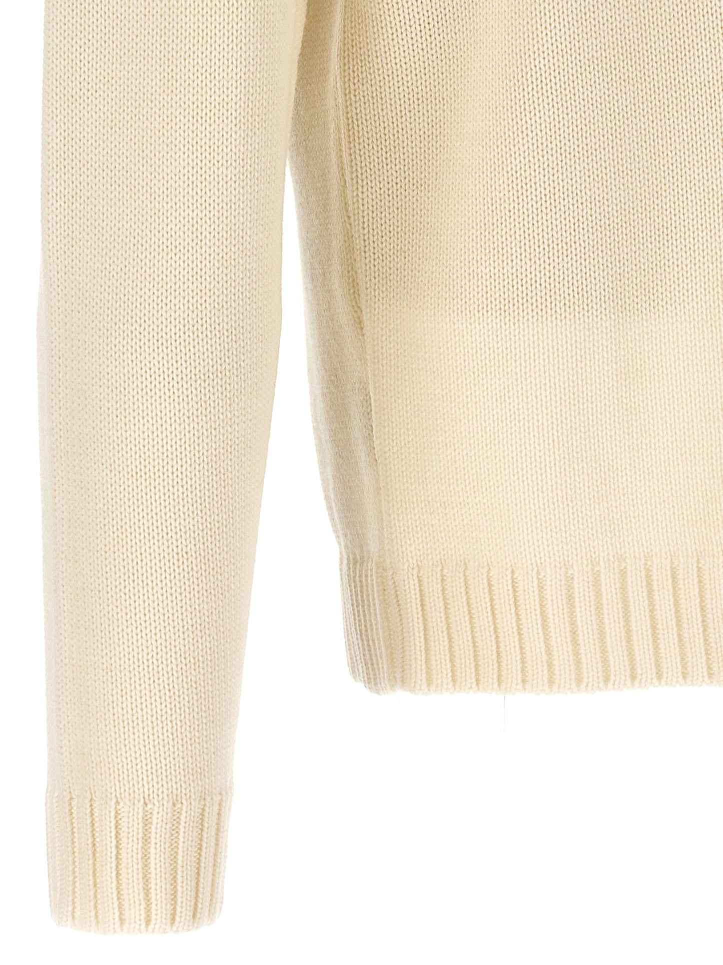ZANONE White Virgin Wool Cardigan
