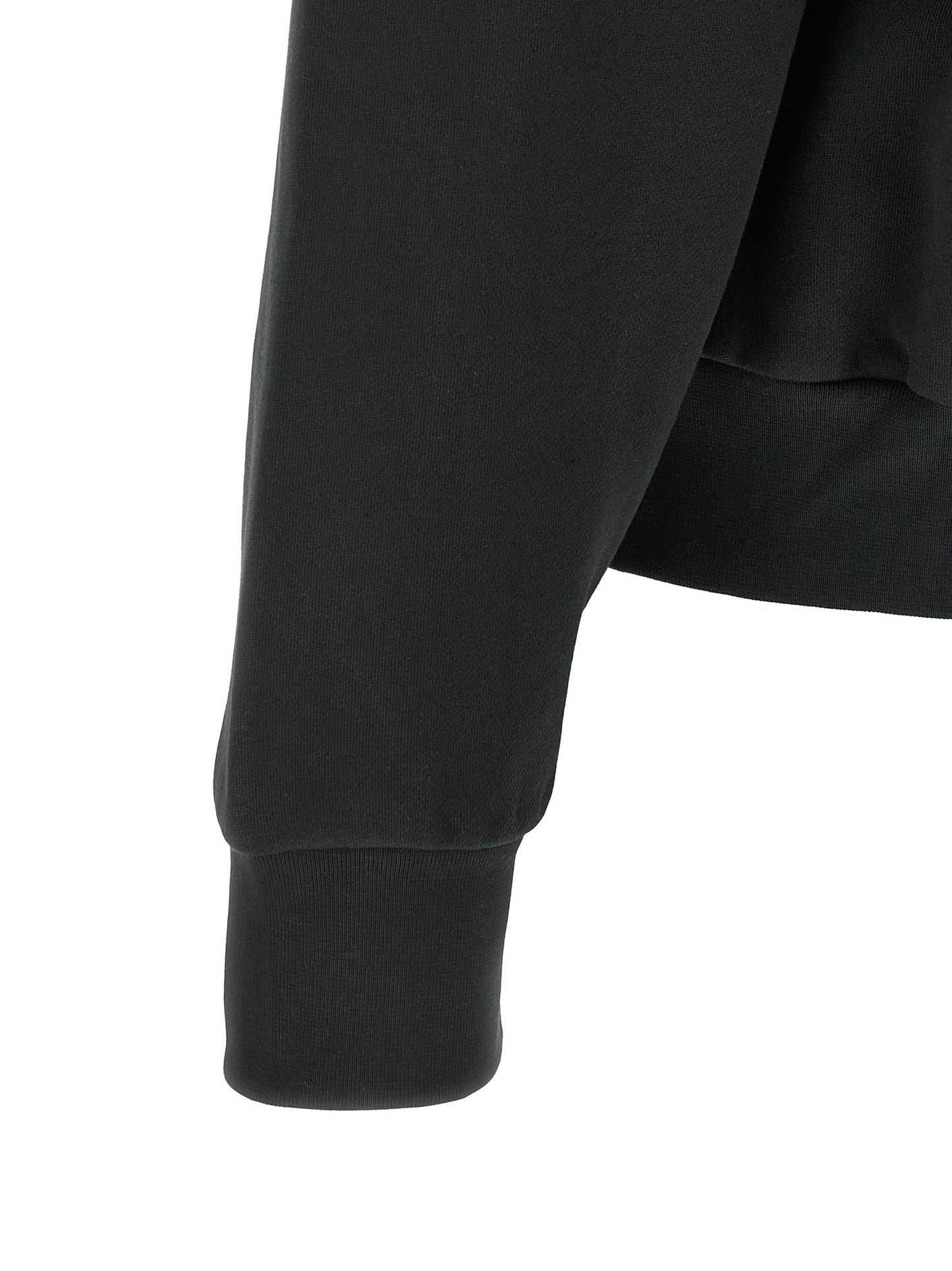 FEAR OF GOD ESSENTIAL Black Cotton Sweatshirt