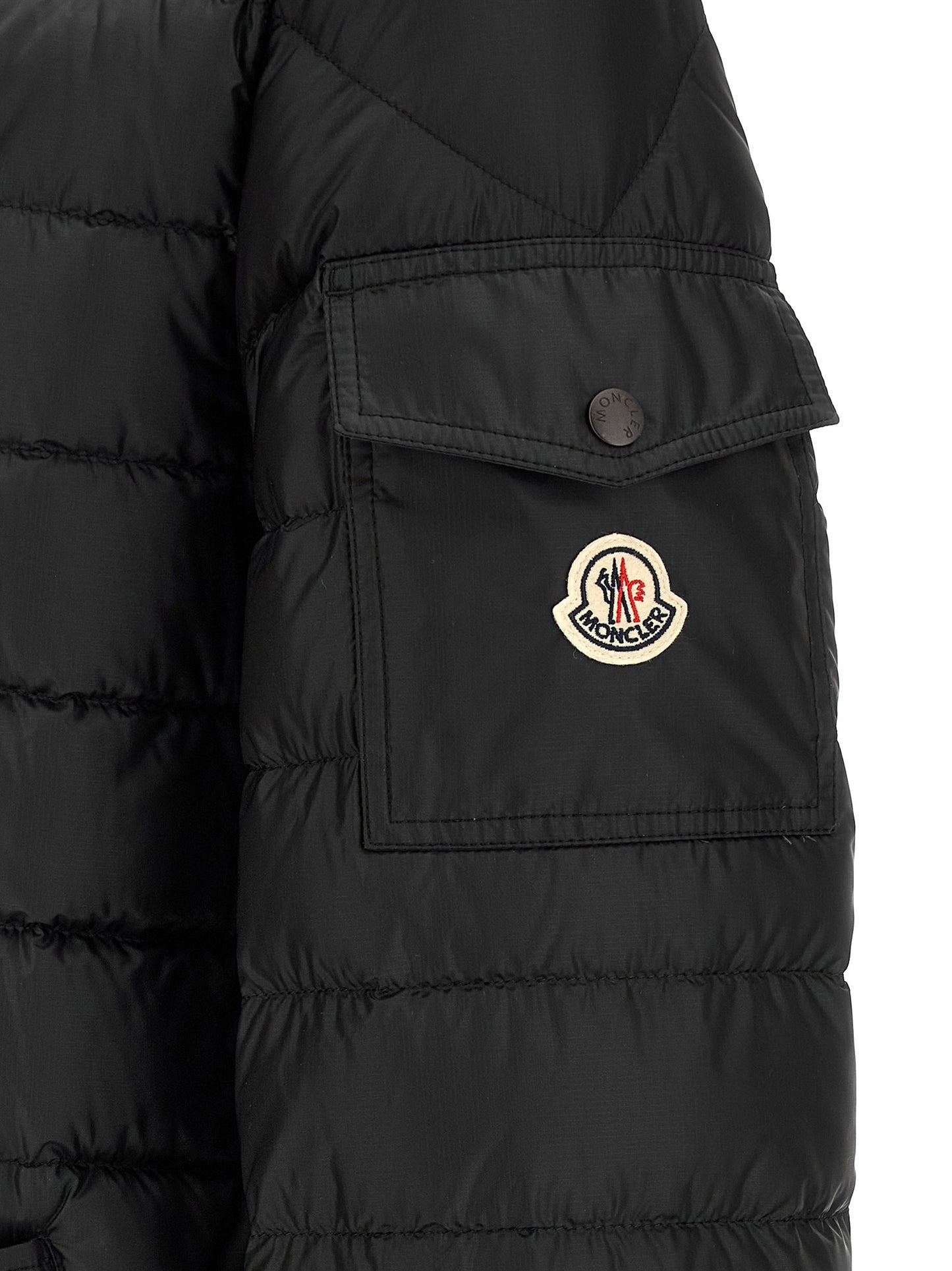 Moncler Black Polyamide Parka