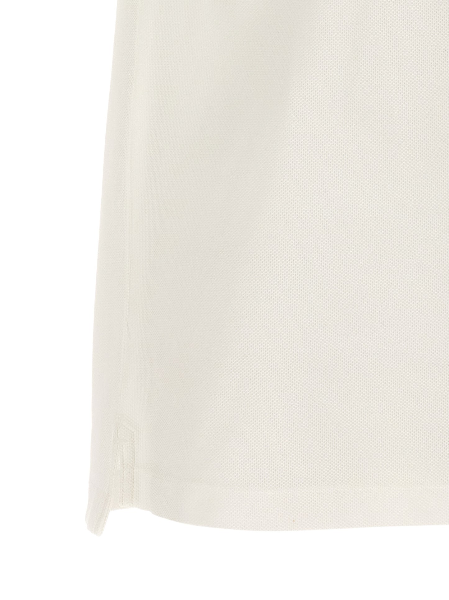 Burberry White Cotton Polo Shirt