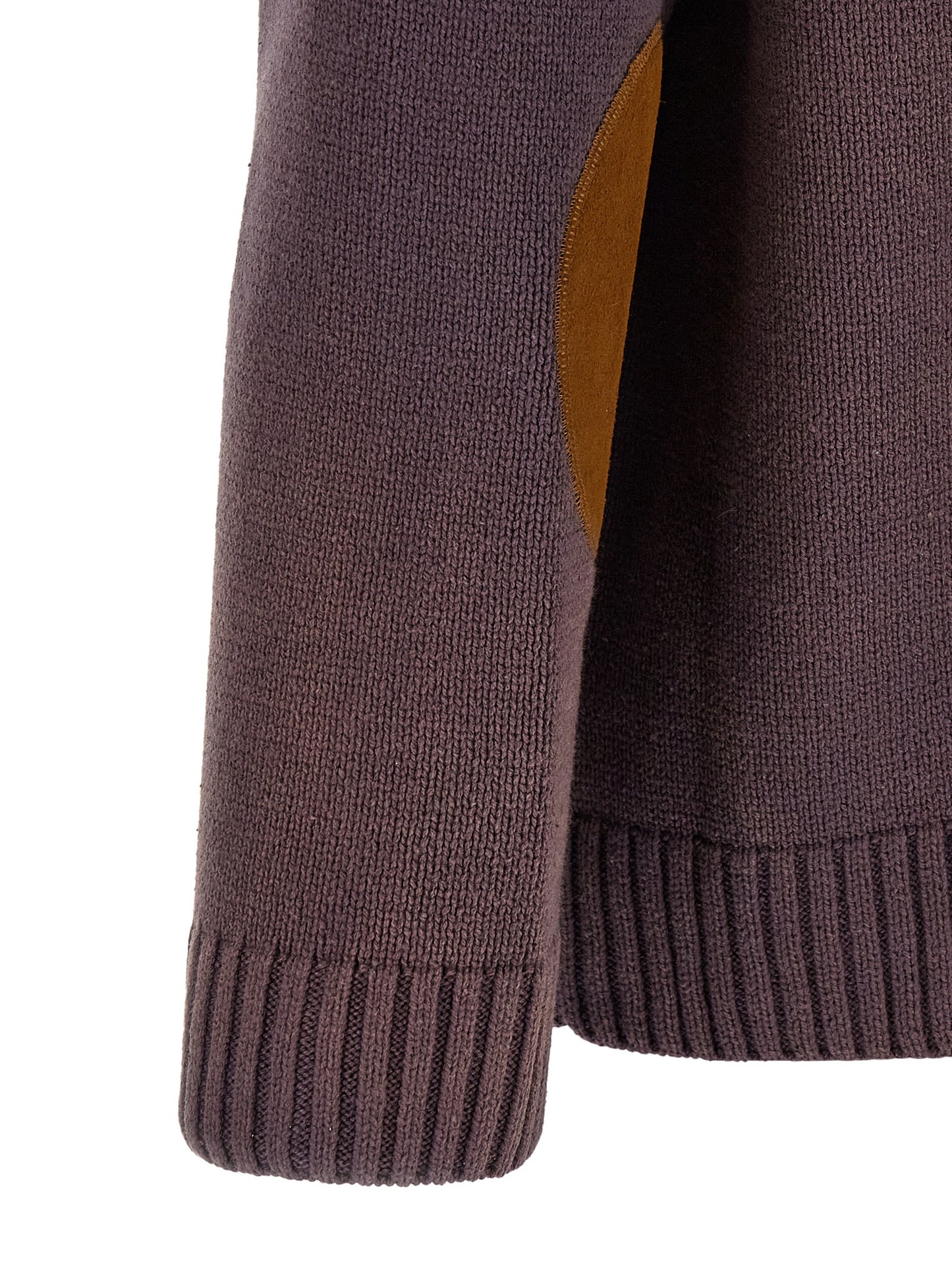 FOUND Brown Cotton Cardigan