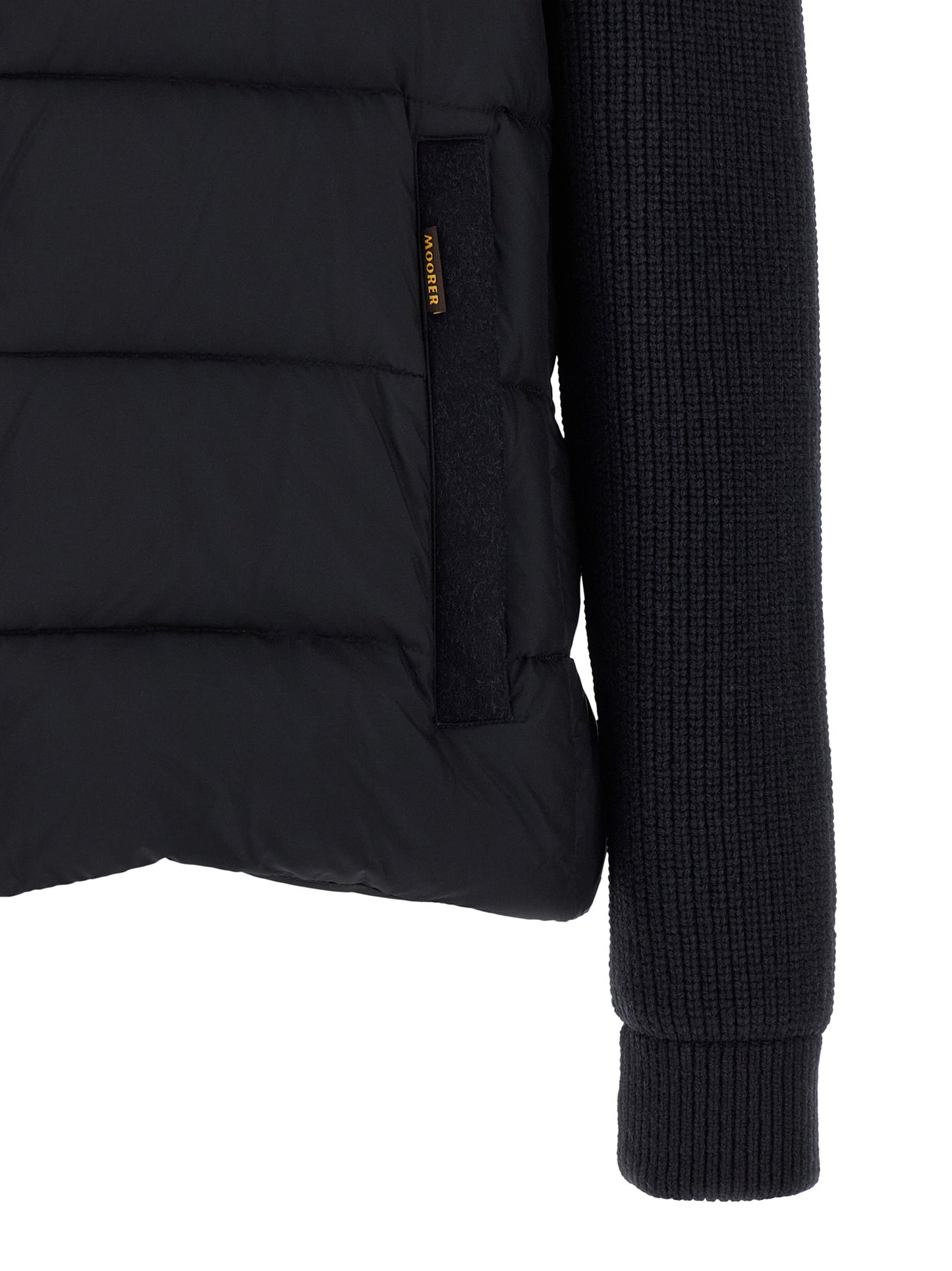 MooRER Blue Wool Full-Length Jacket
