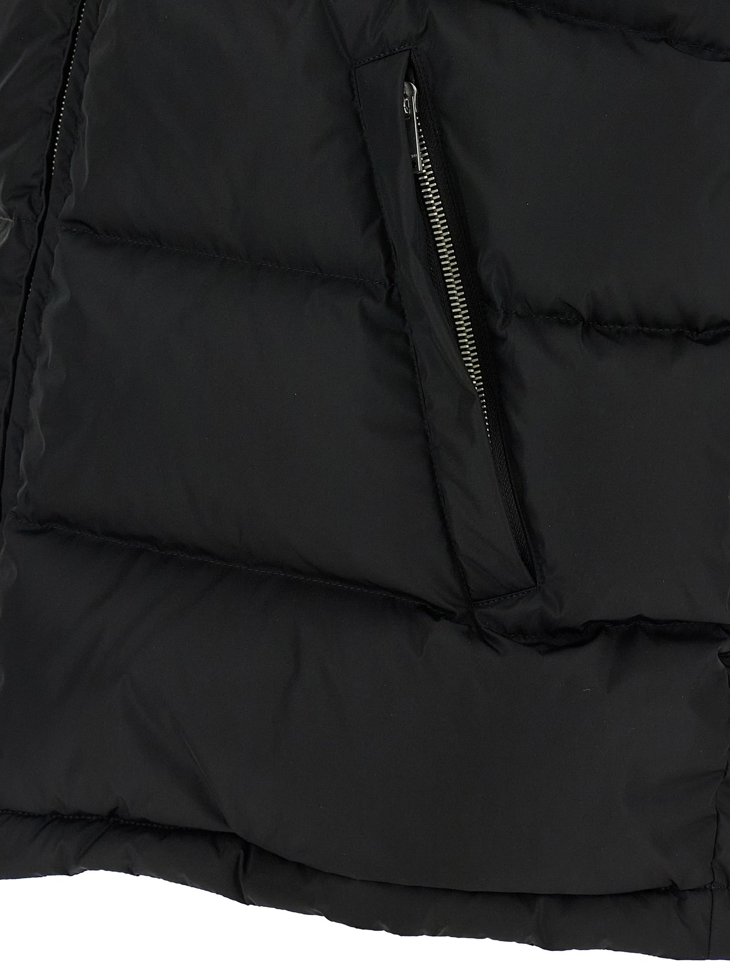 Valentino Garavani Black Polyamide Sleeveless Jacket