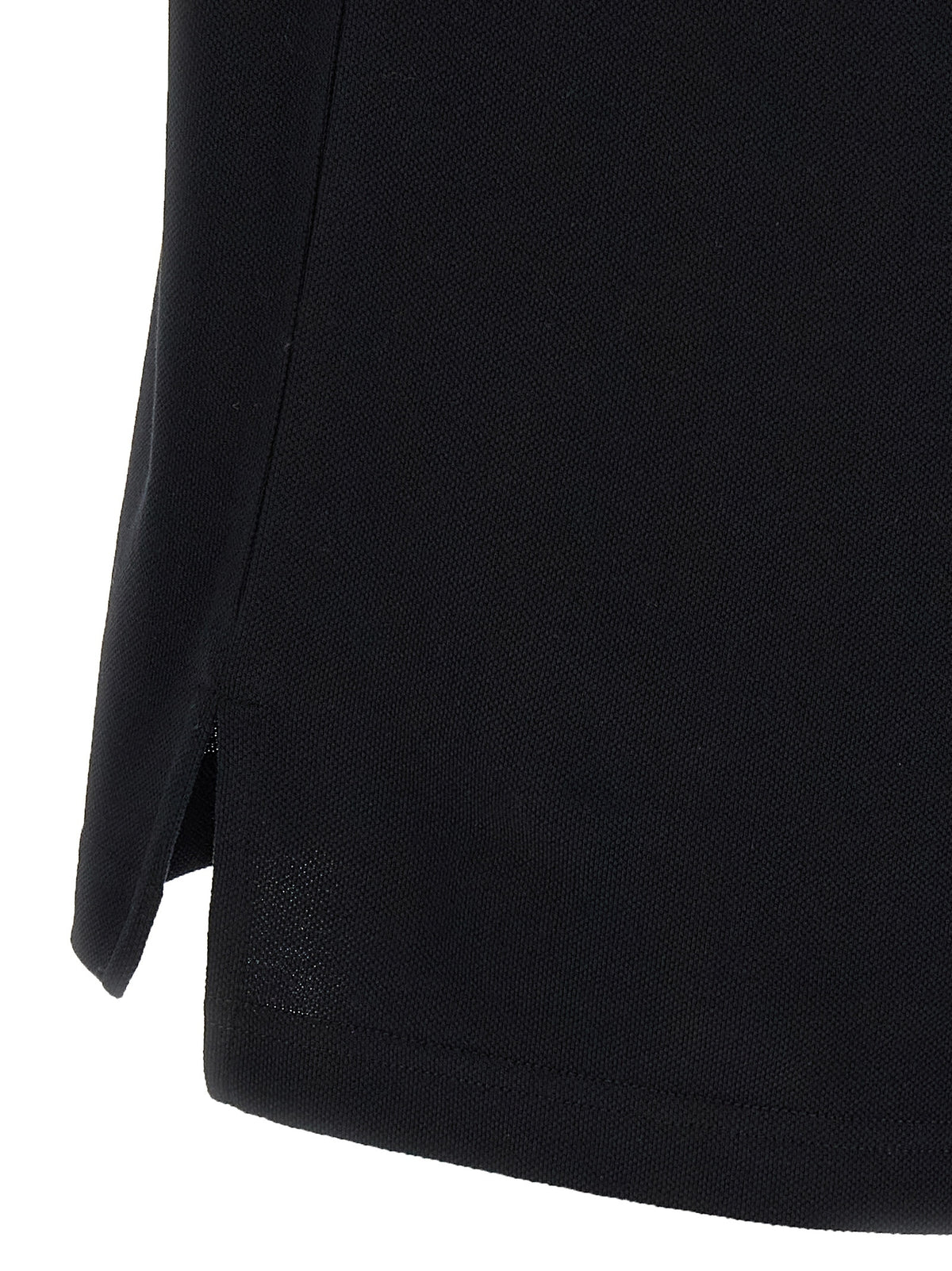 Moschino Black Cotton Polo Shirt