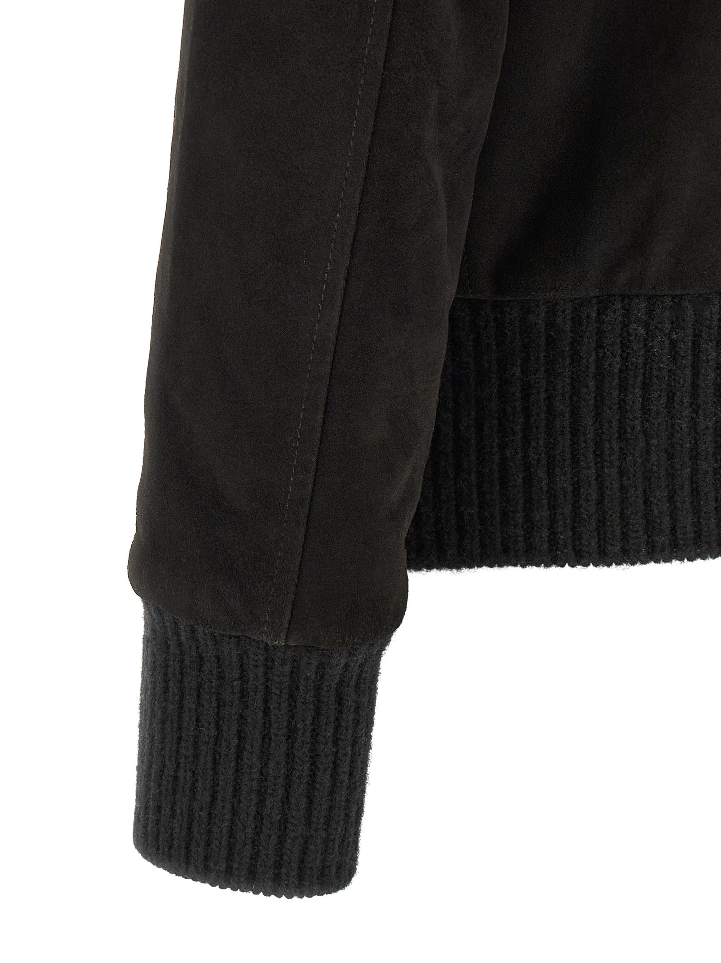 GIORGIO BRATO Black Lamb Leather Leather Jacket