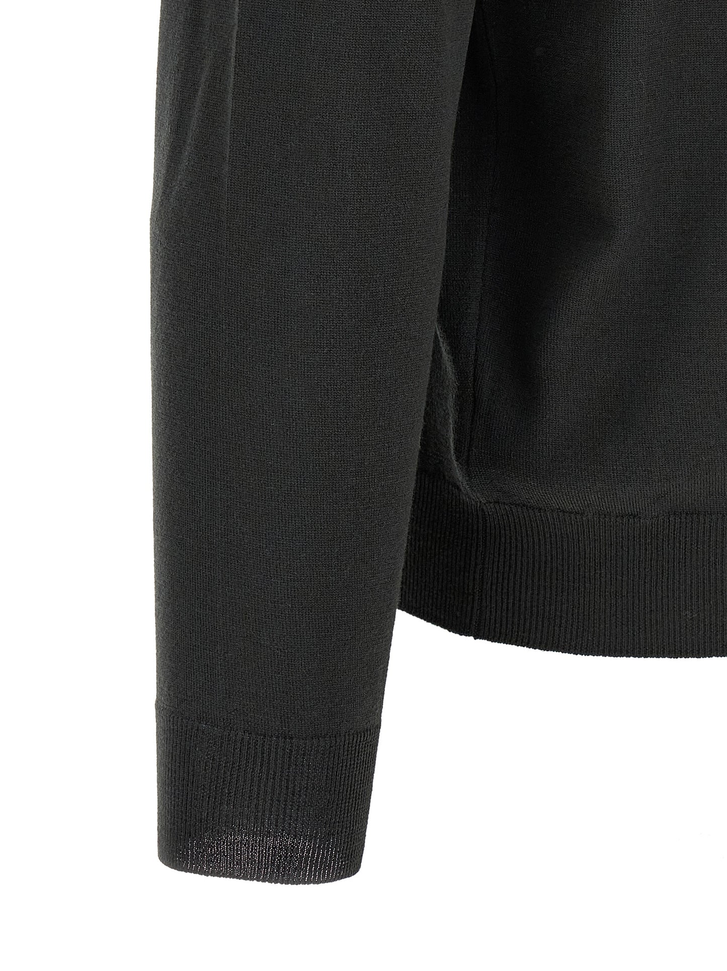 ZANONE Bicolor Virgin Wool Polo Shirt