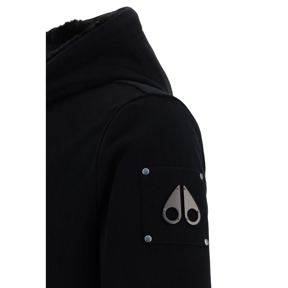 Moose Knuckles Black Polyester Sweatshirt