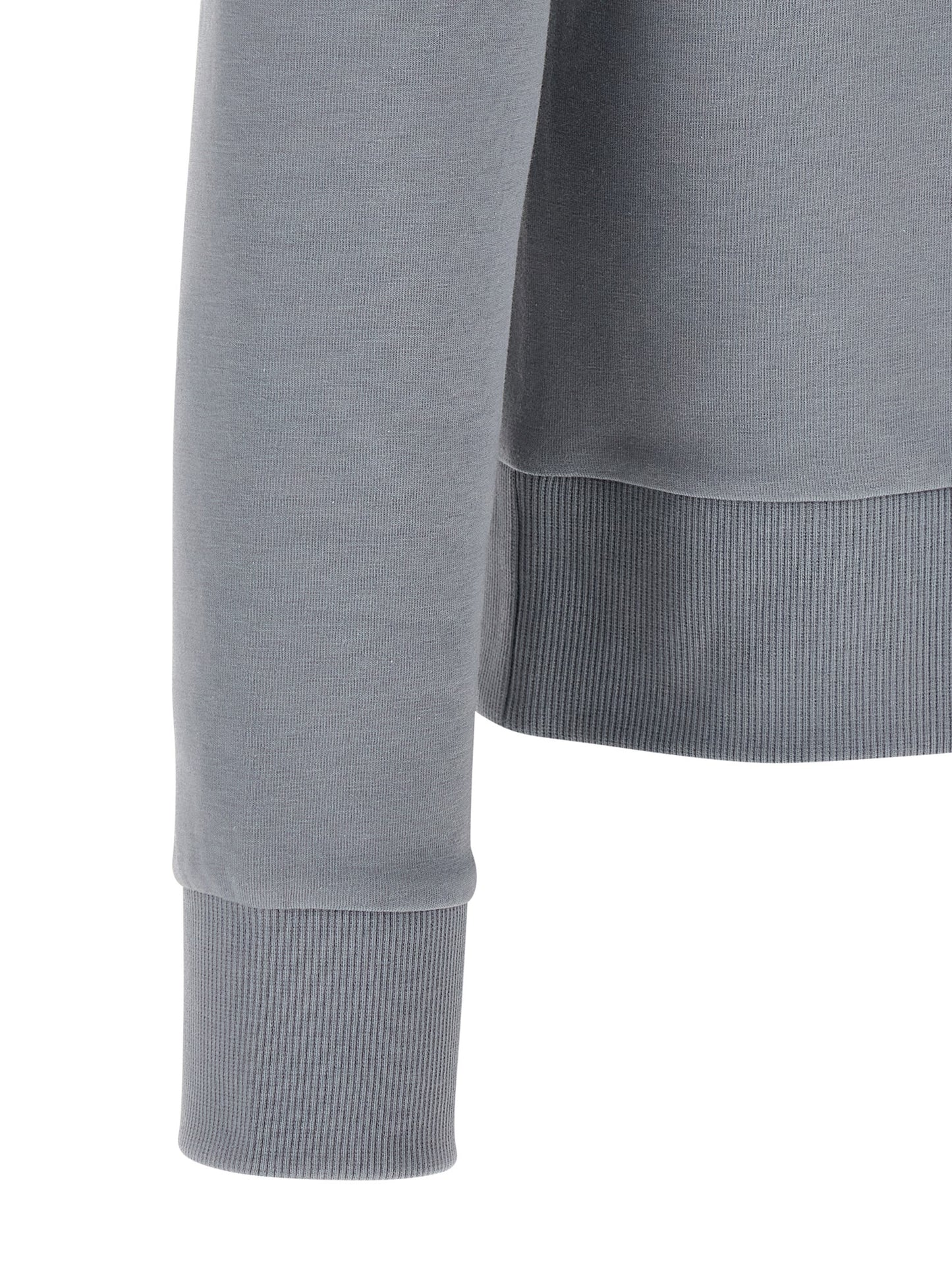 Hugo Boss Gray Cotton Sweatshirt