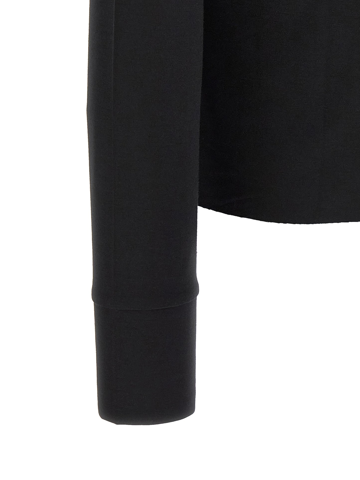Thom Krom Black Viscose T-Shirt