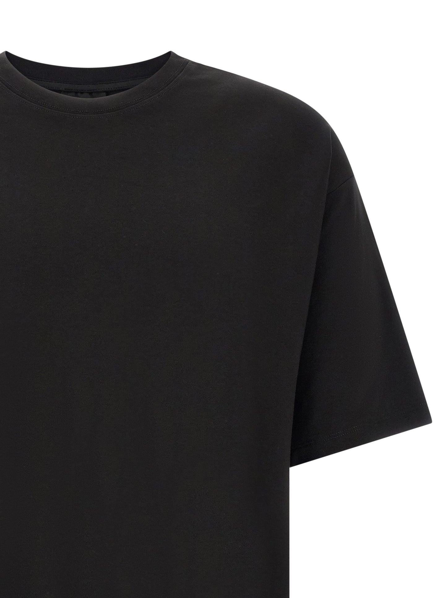Thom Krom Black Cotton T-Shirt